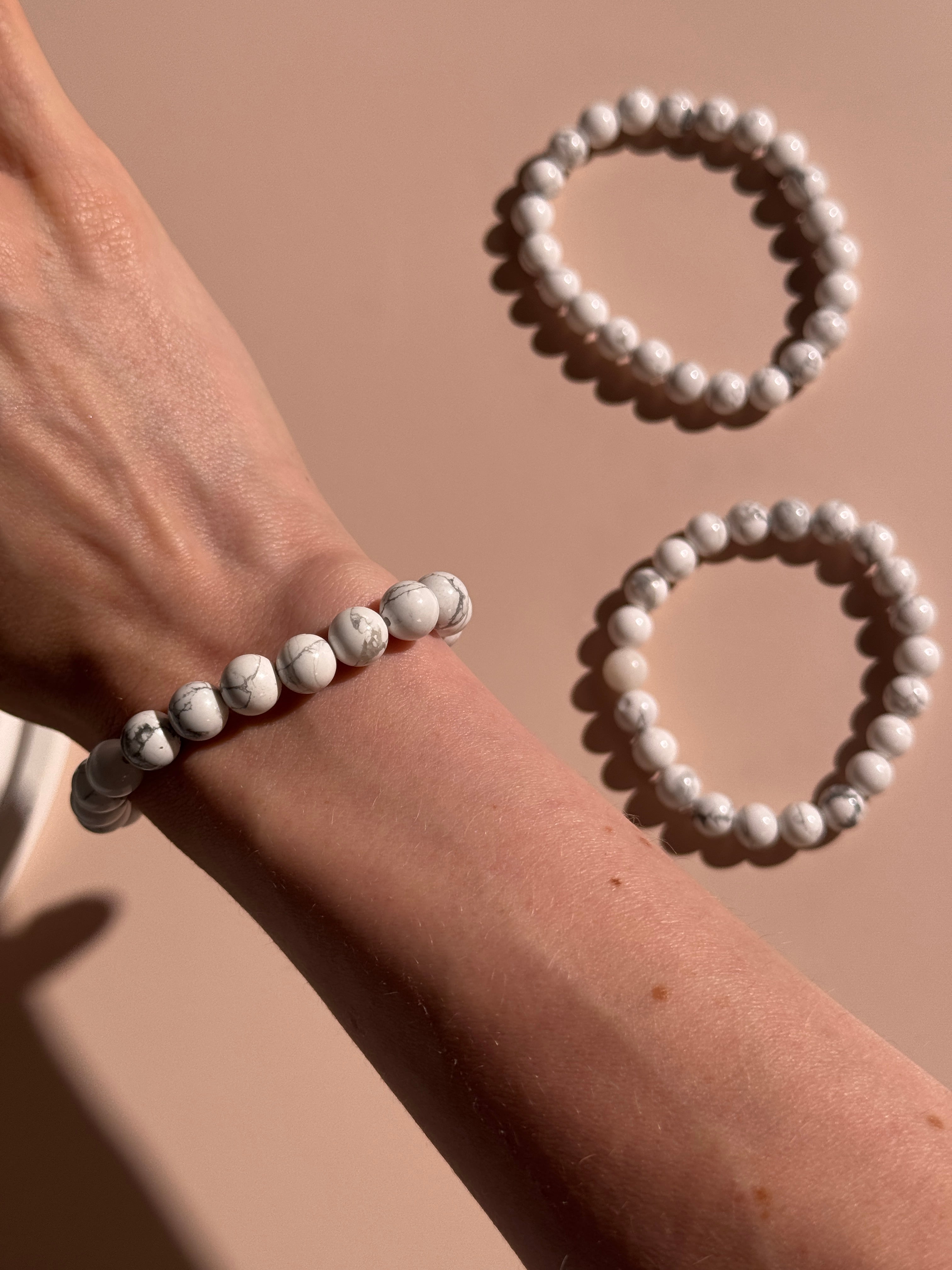 Magnesit Kugelarmband