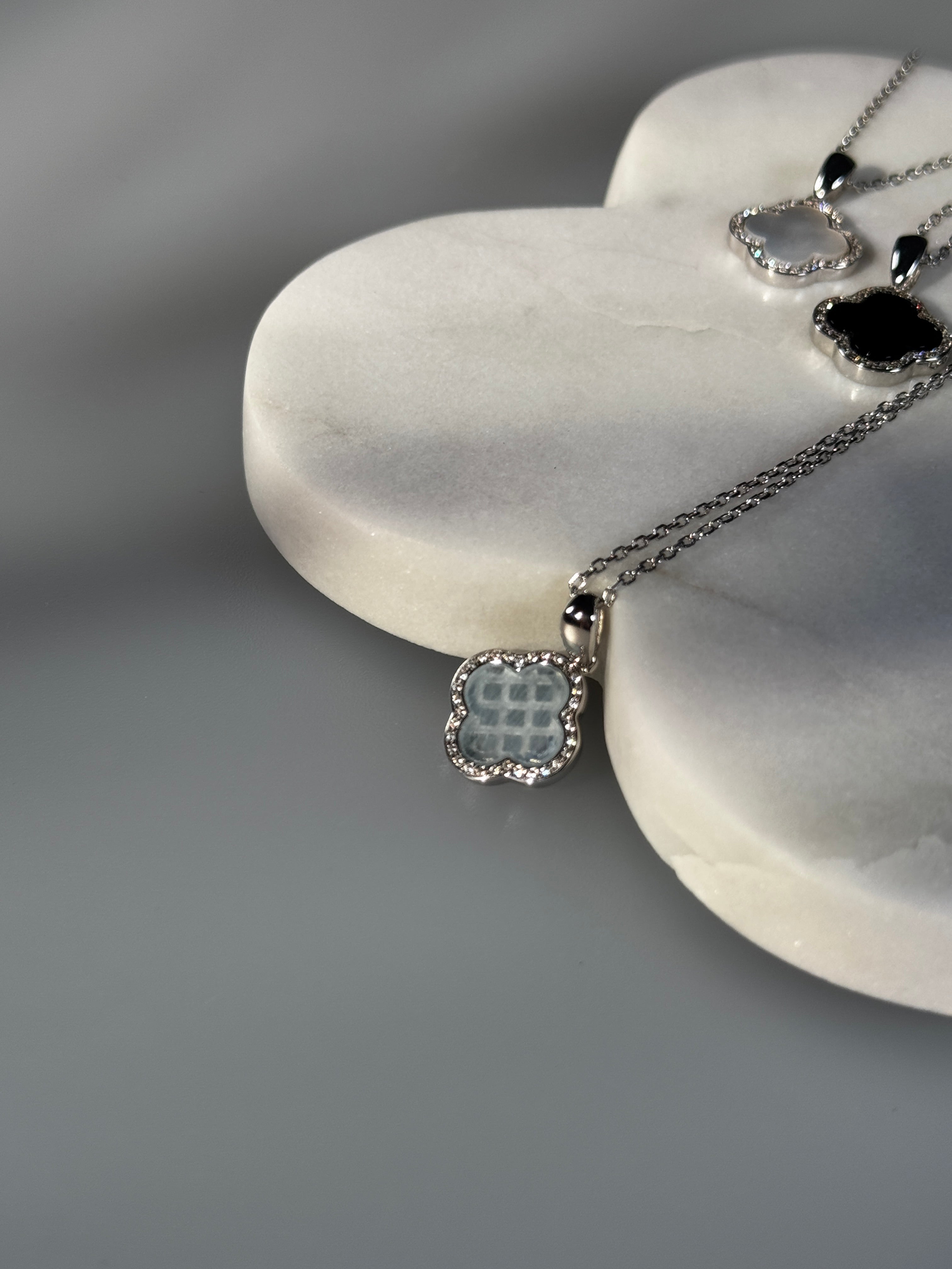 Kleeblatt Kette Silber SALE