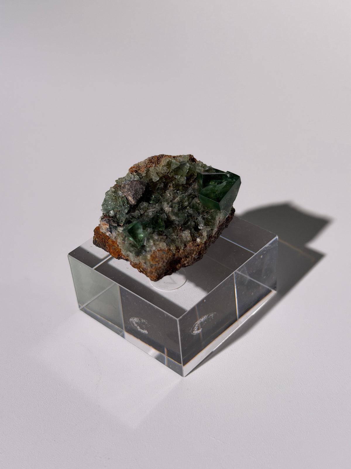 Farbwechsel Fluorit Cluster | Pyjama Pocket