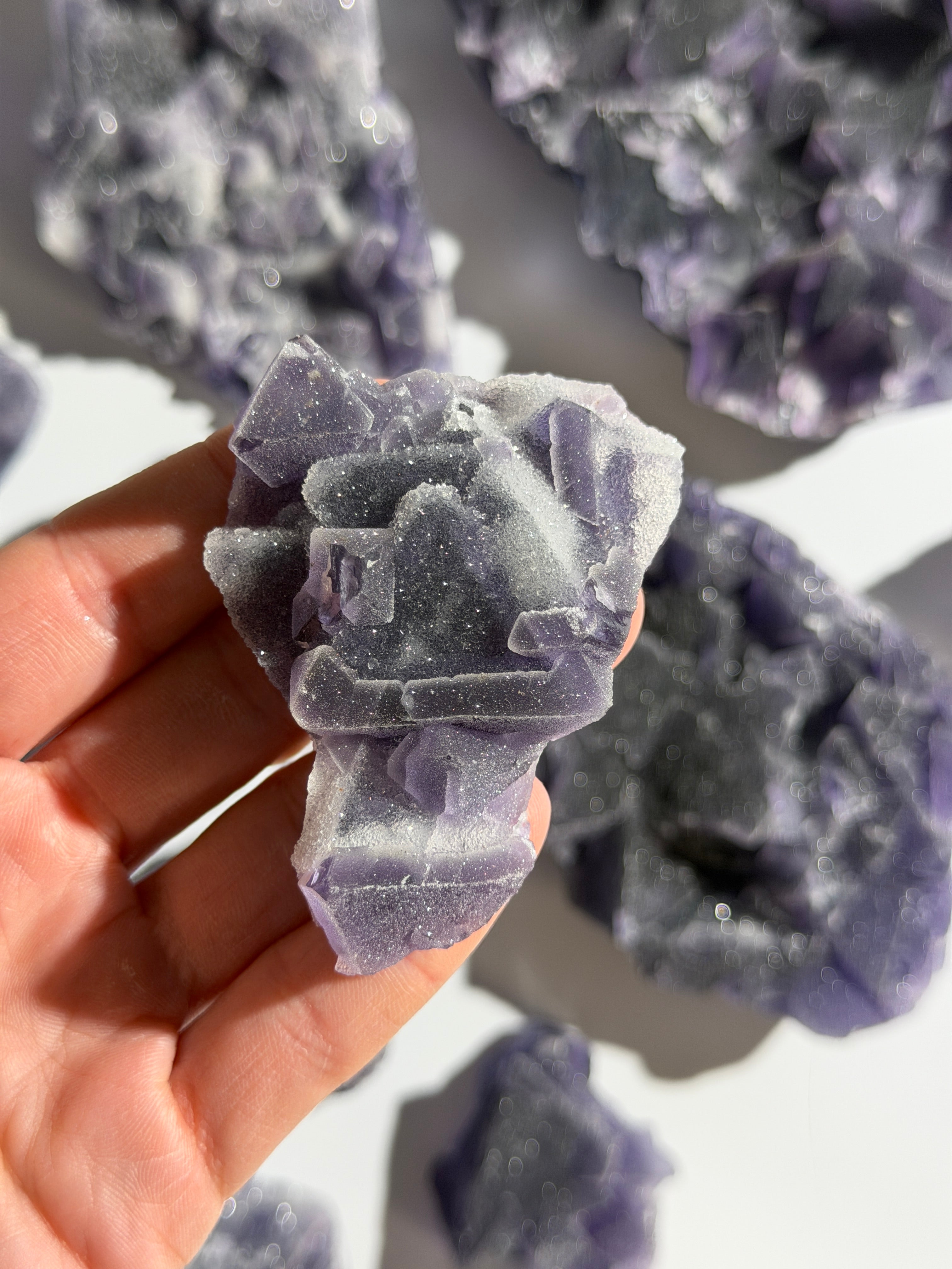 Lila Sugar Fluorit | Rare | High Quality
