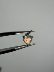 Madagaskar Mondstein Anhänger | Heart | 10