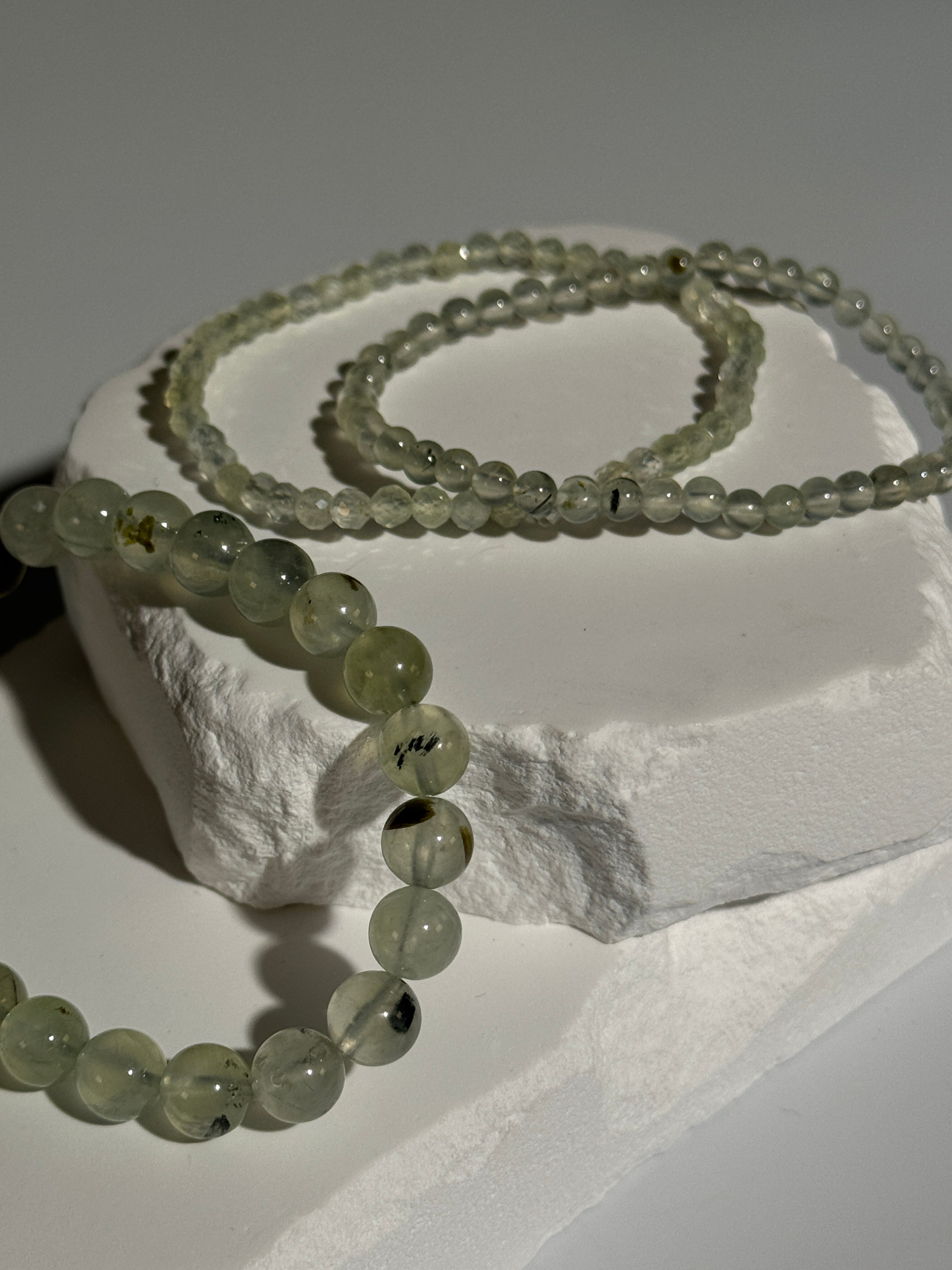 Prehnit Armband