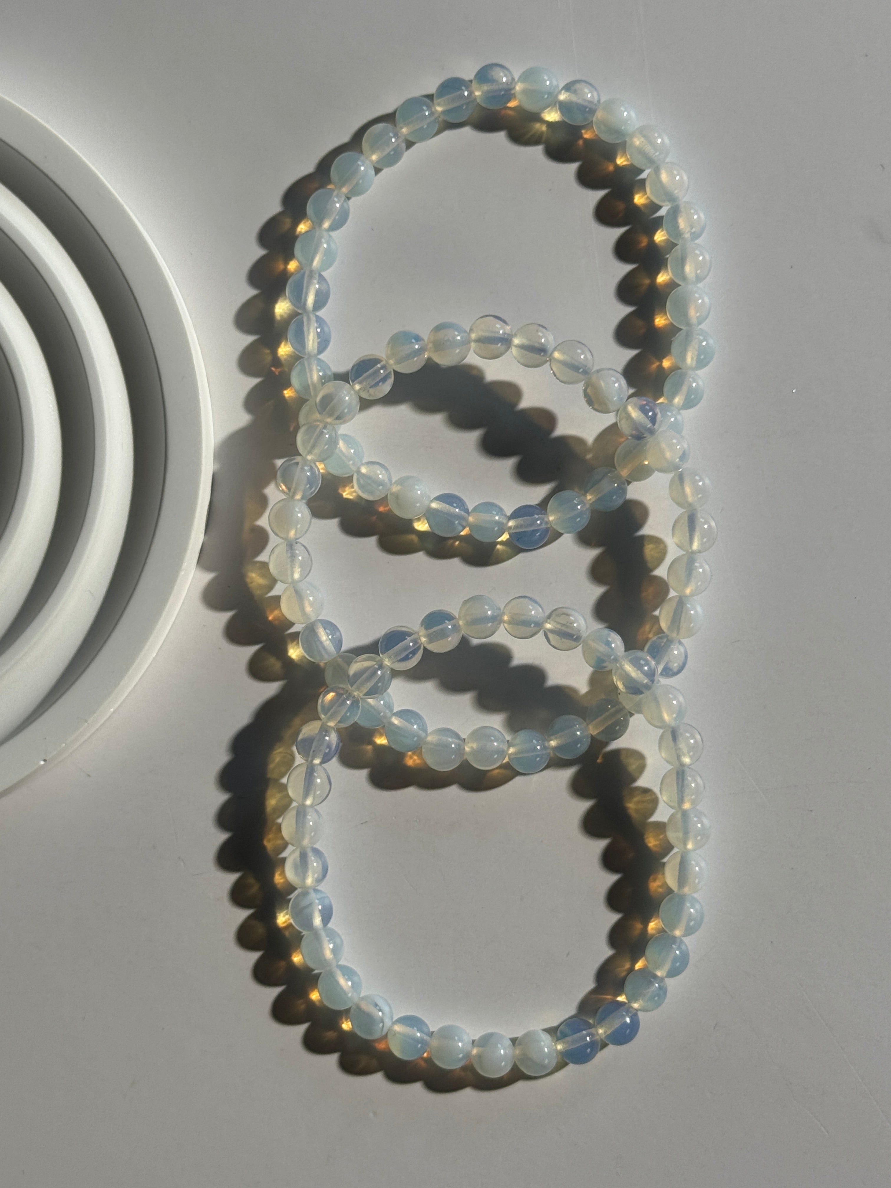 Opalit Kugelarmband Medium