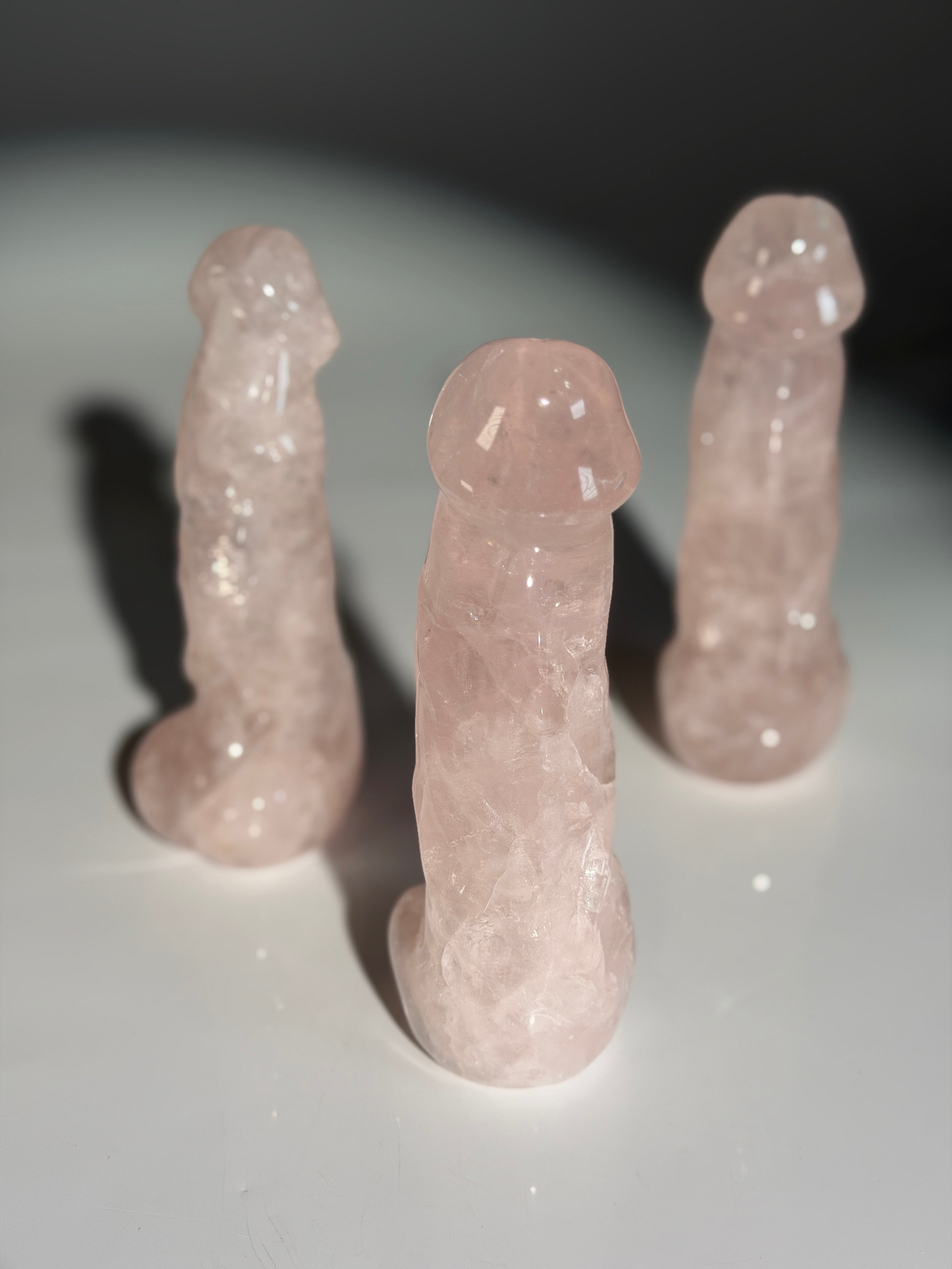 Rosenquarz Phallus XL | Detailed
