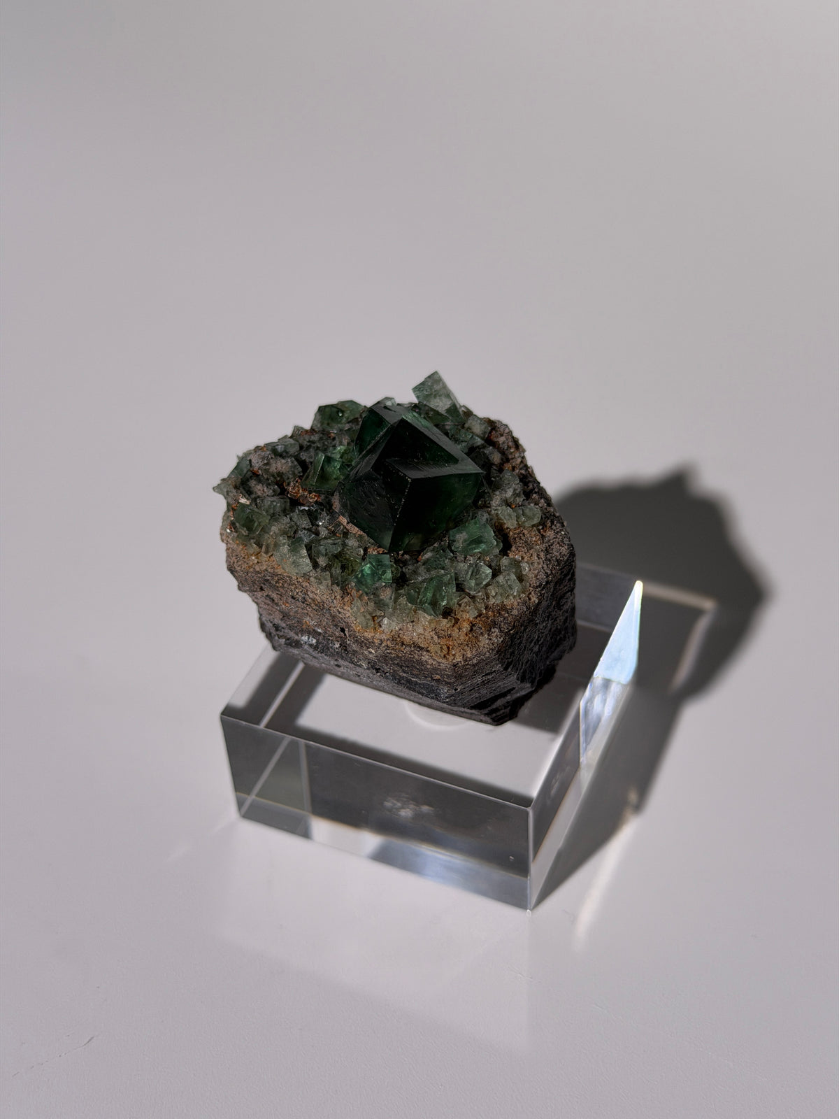 Farbwechsel Fluorit Cluster | Pyjama Pocket
