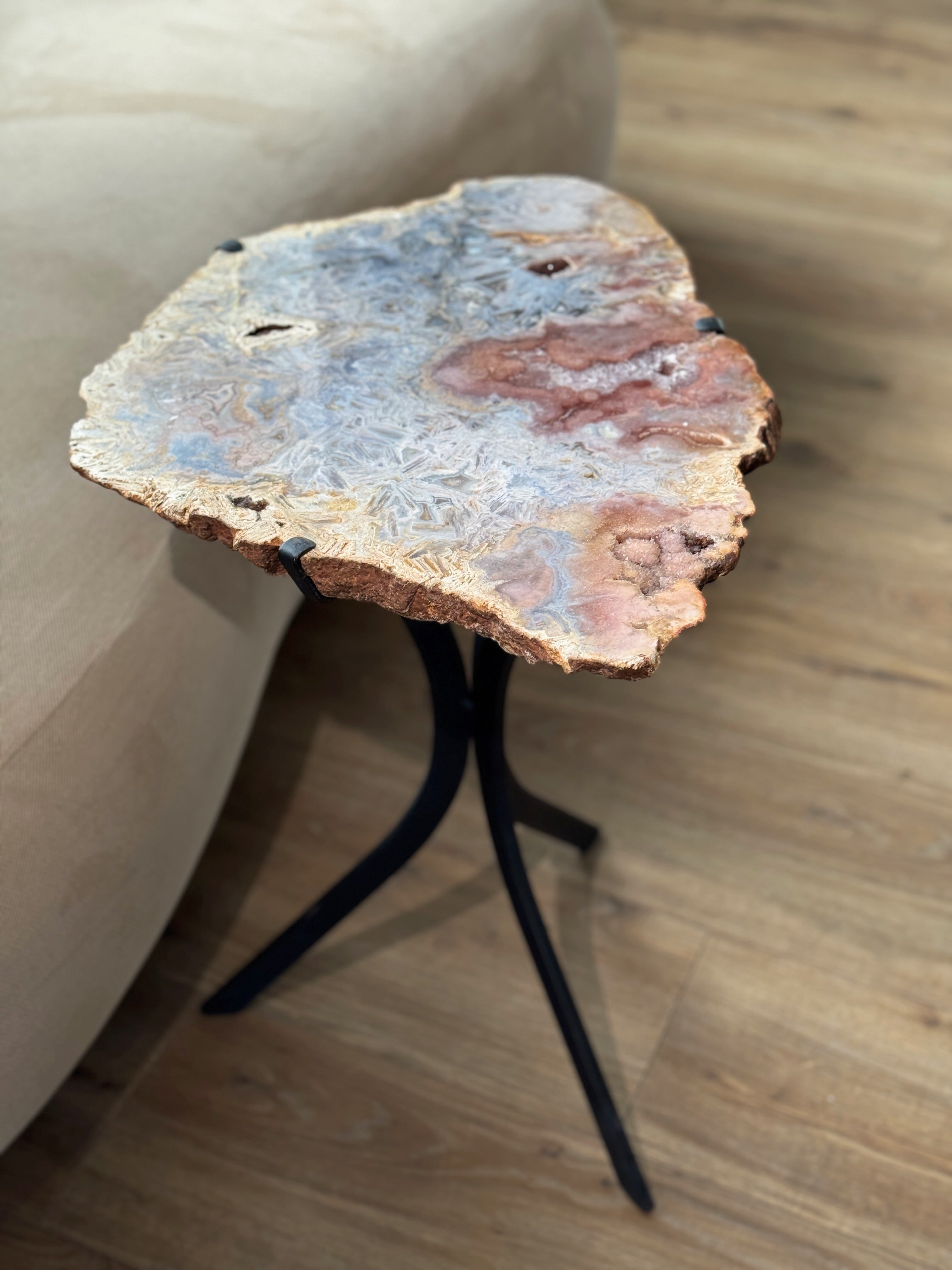 Pink Amethyst Tisch / nr.1