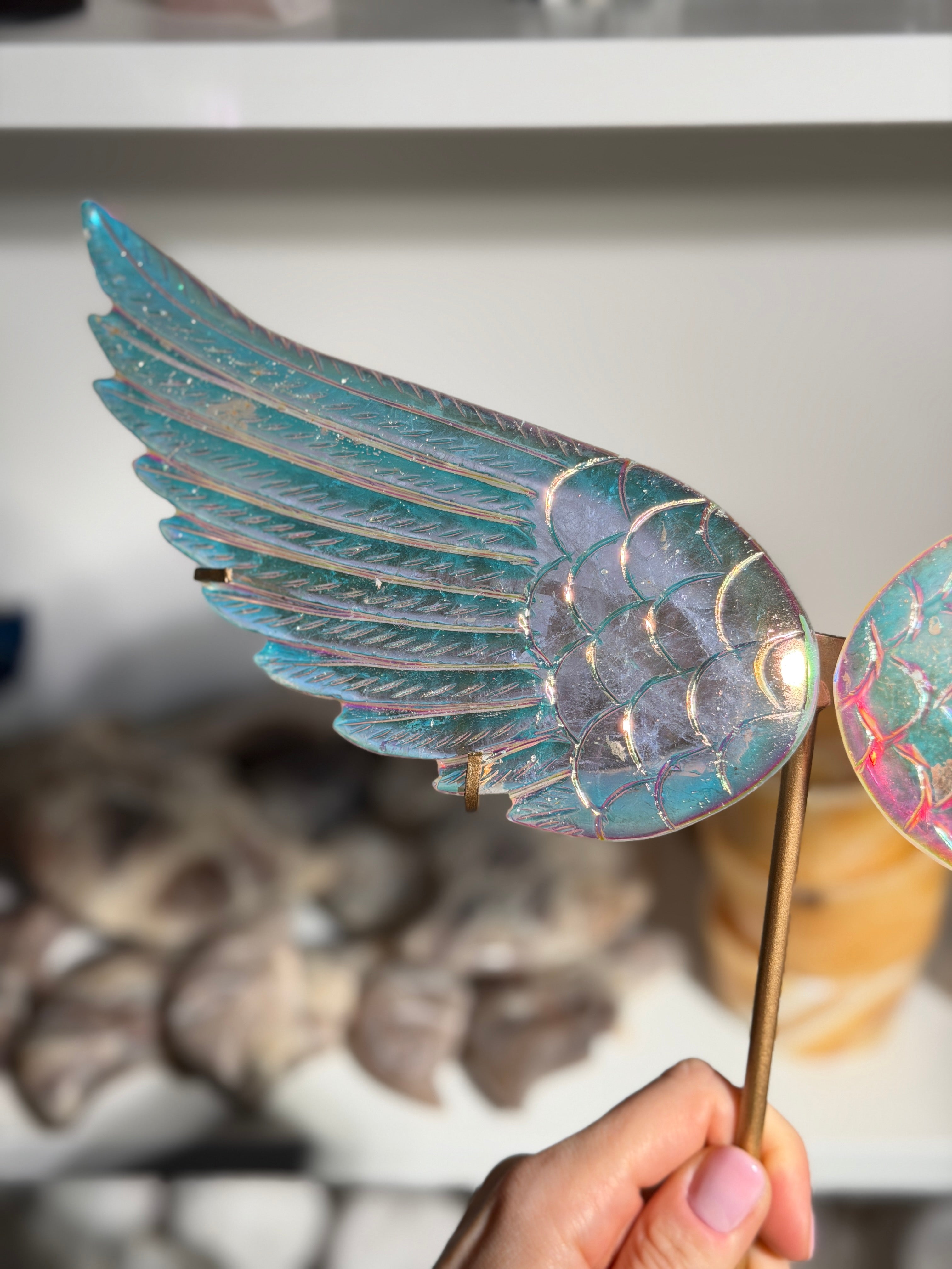 Angel Aura Bergkristall Wings | SALE