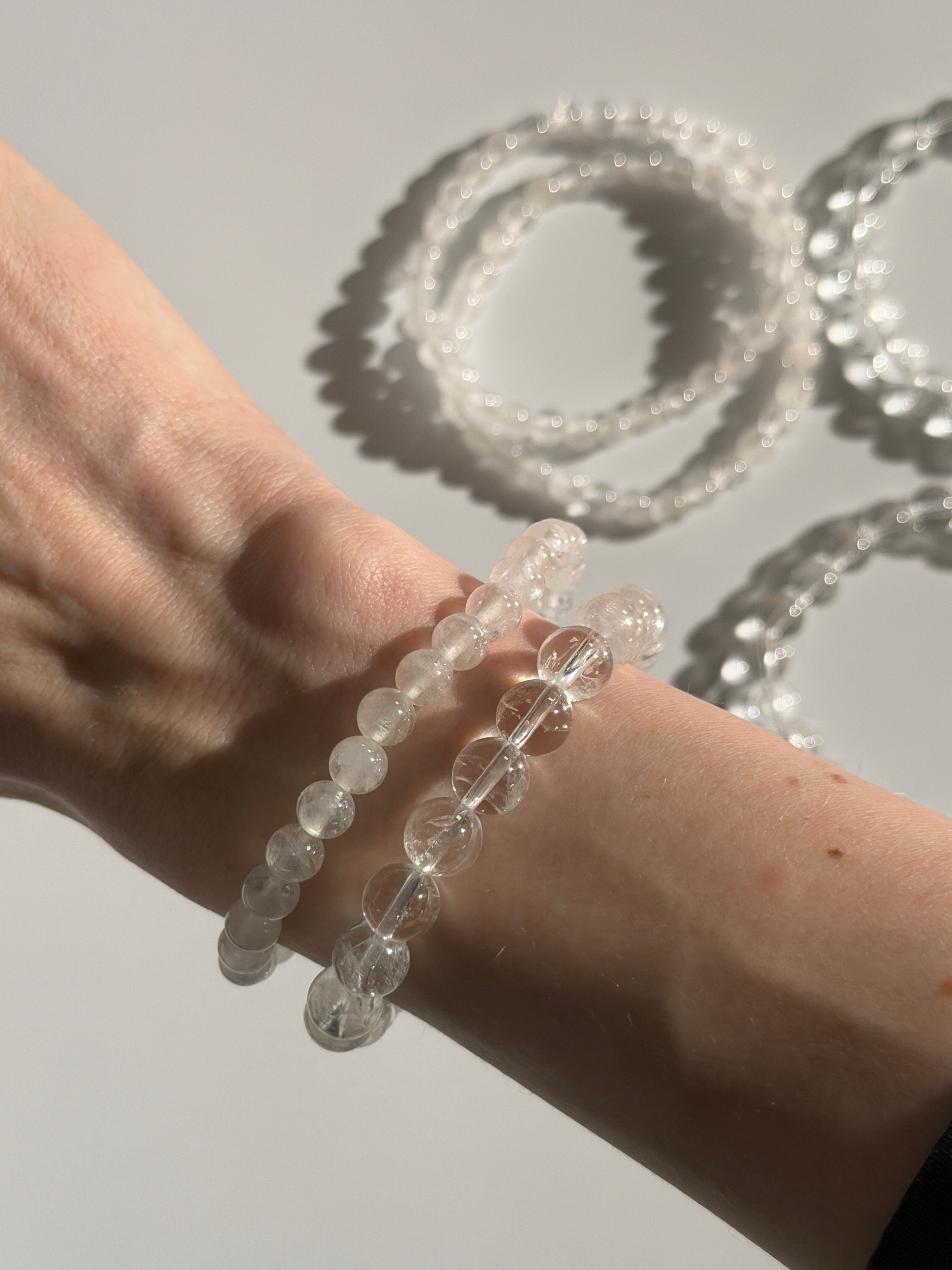 Bergkristall Kugelarmband