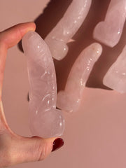 Rosenquarz Phallus