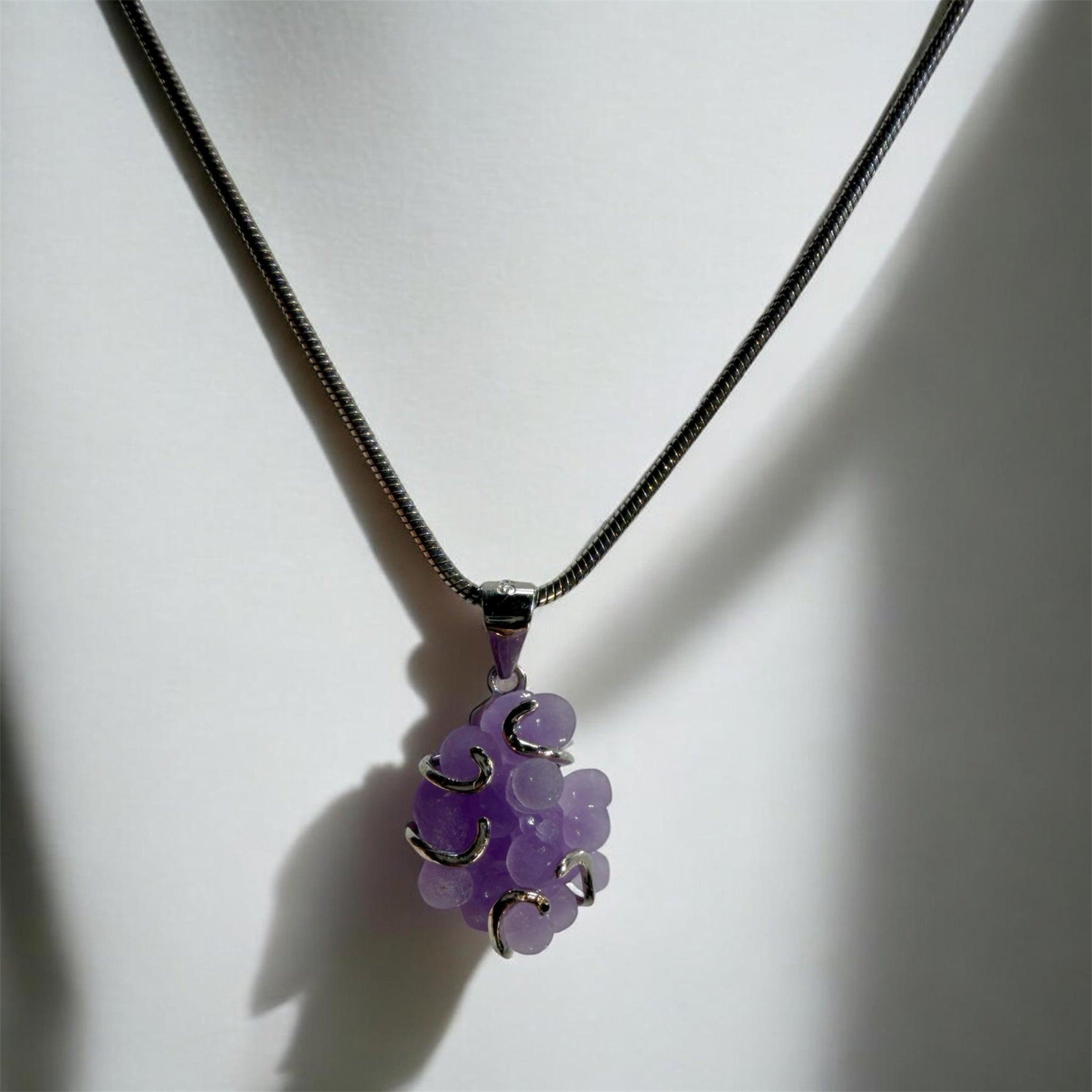 Traubenachat Anhänger | High Quality | 925 Sterling Silber