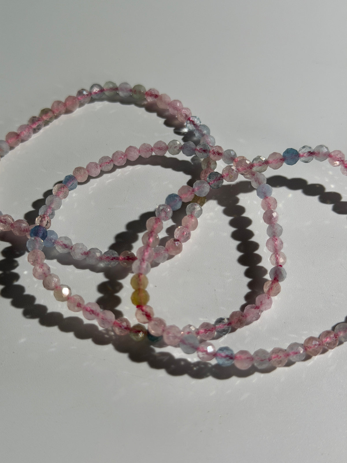 Morganit Armband Facettiert