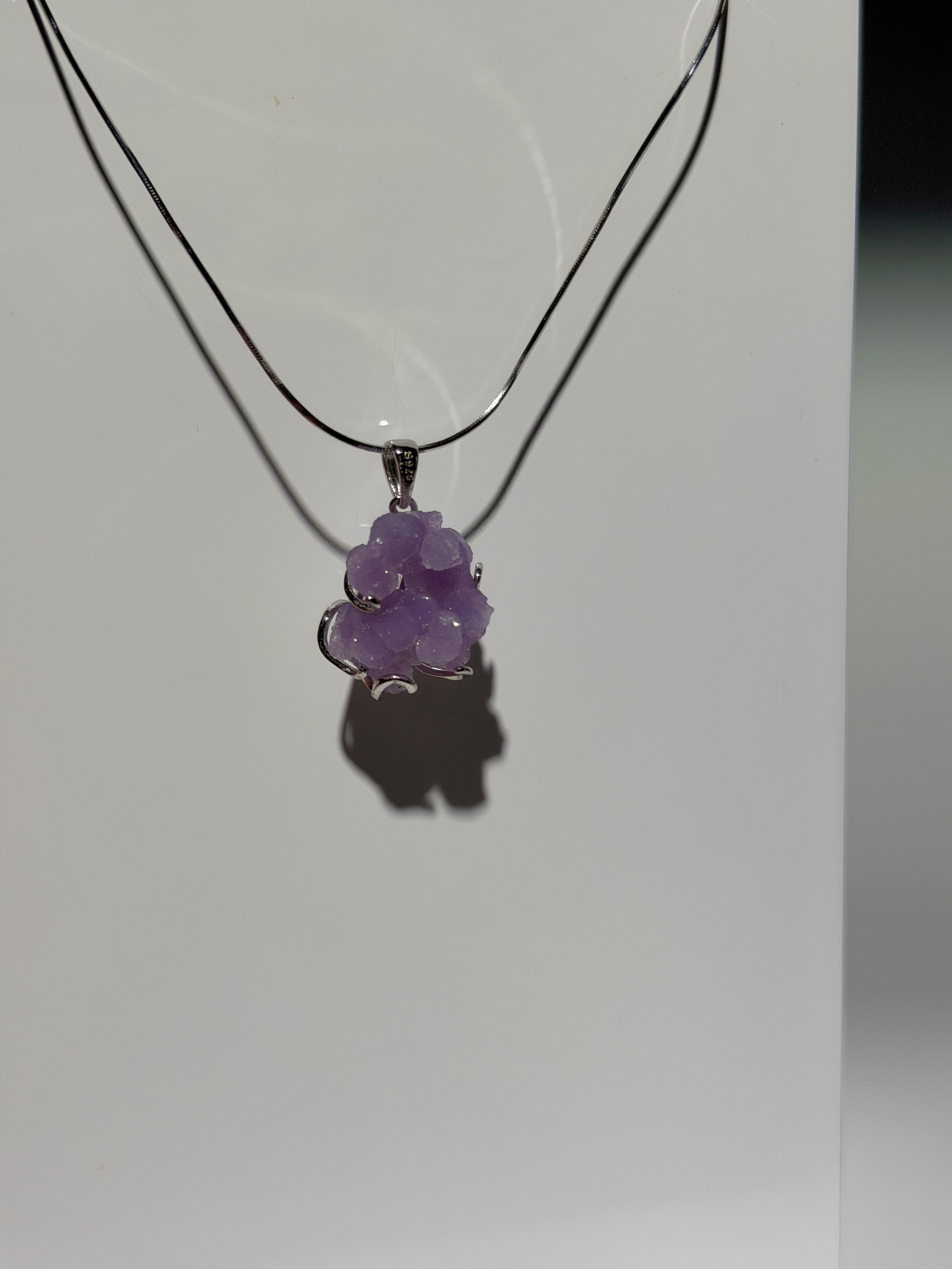 Sugar Traubenachat Anhänger | High Quality | 925 Sterling Silber