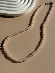 Rosenquarz Kugelkette