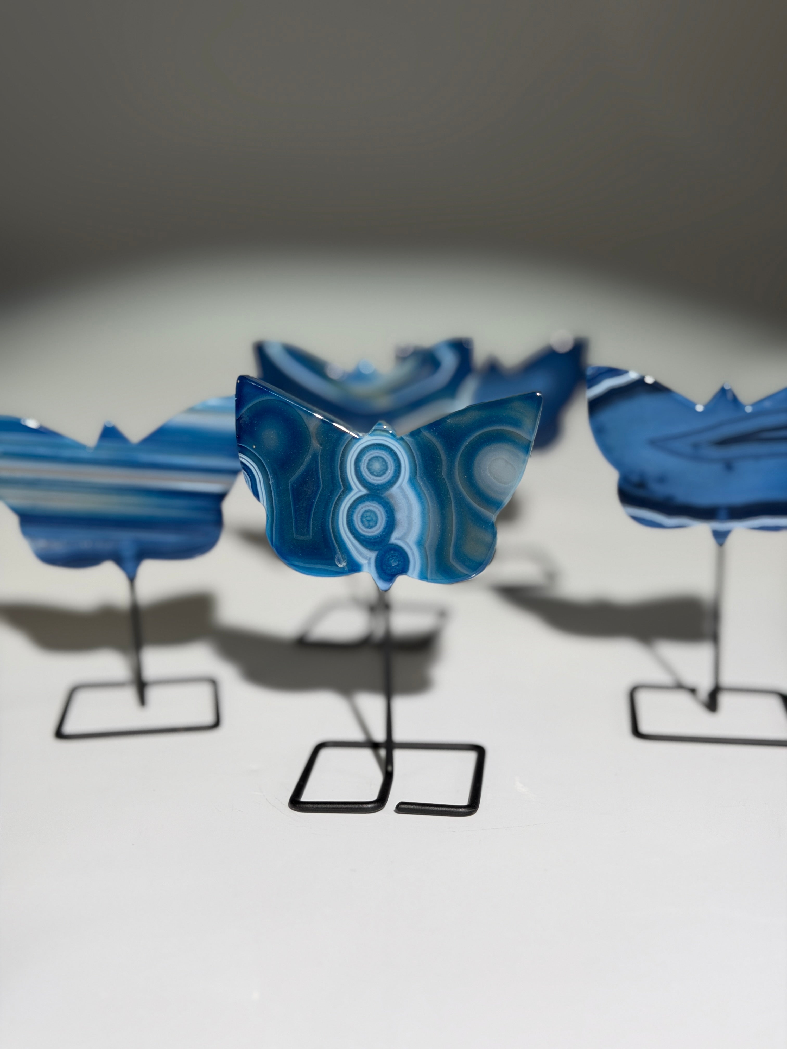 Aqua Achat Schmetterling SALE