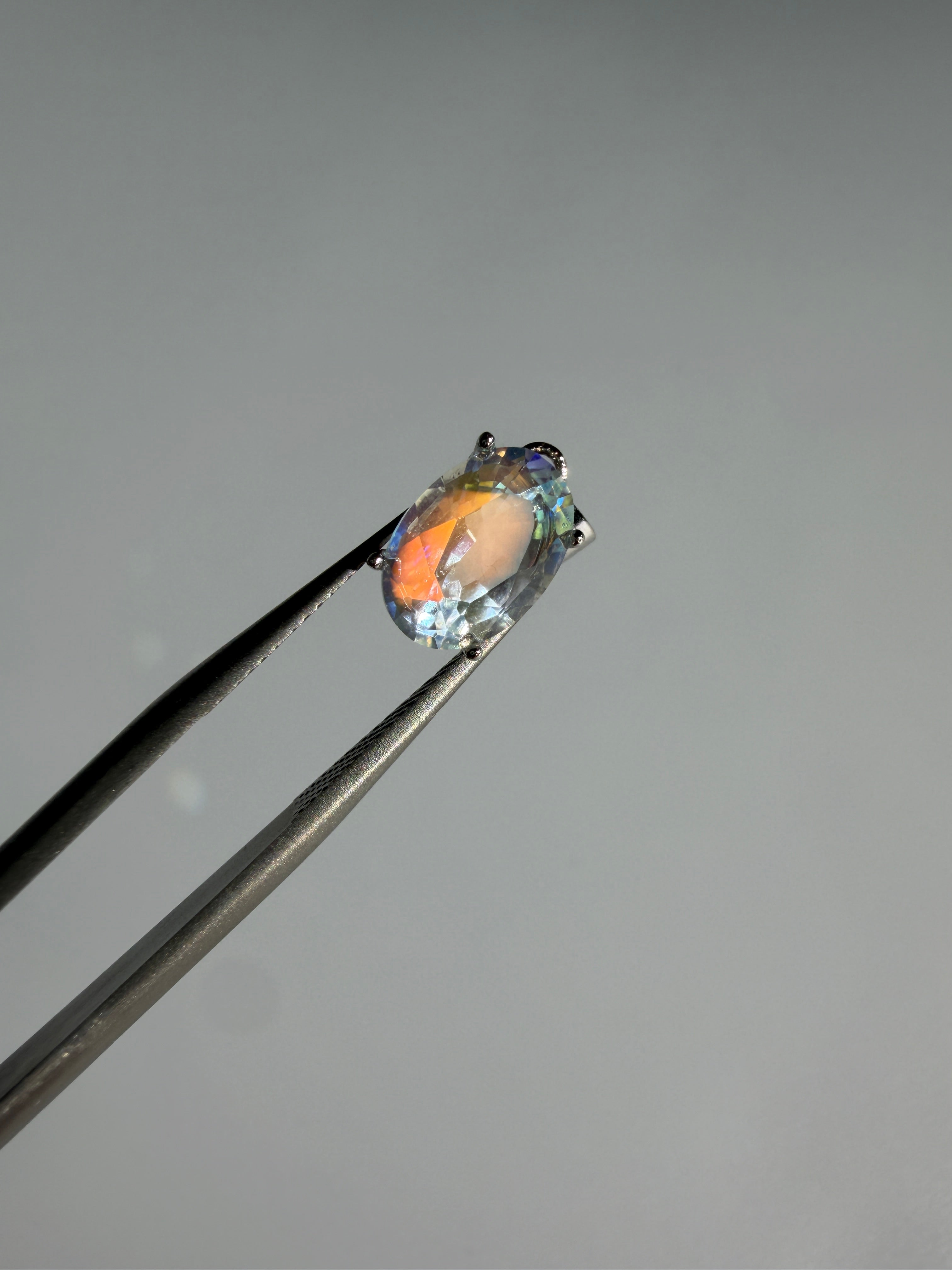 Madagaskar Mondstein | Anhänger | Oval | 9