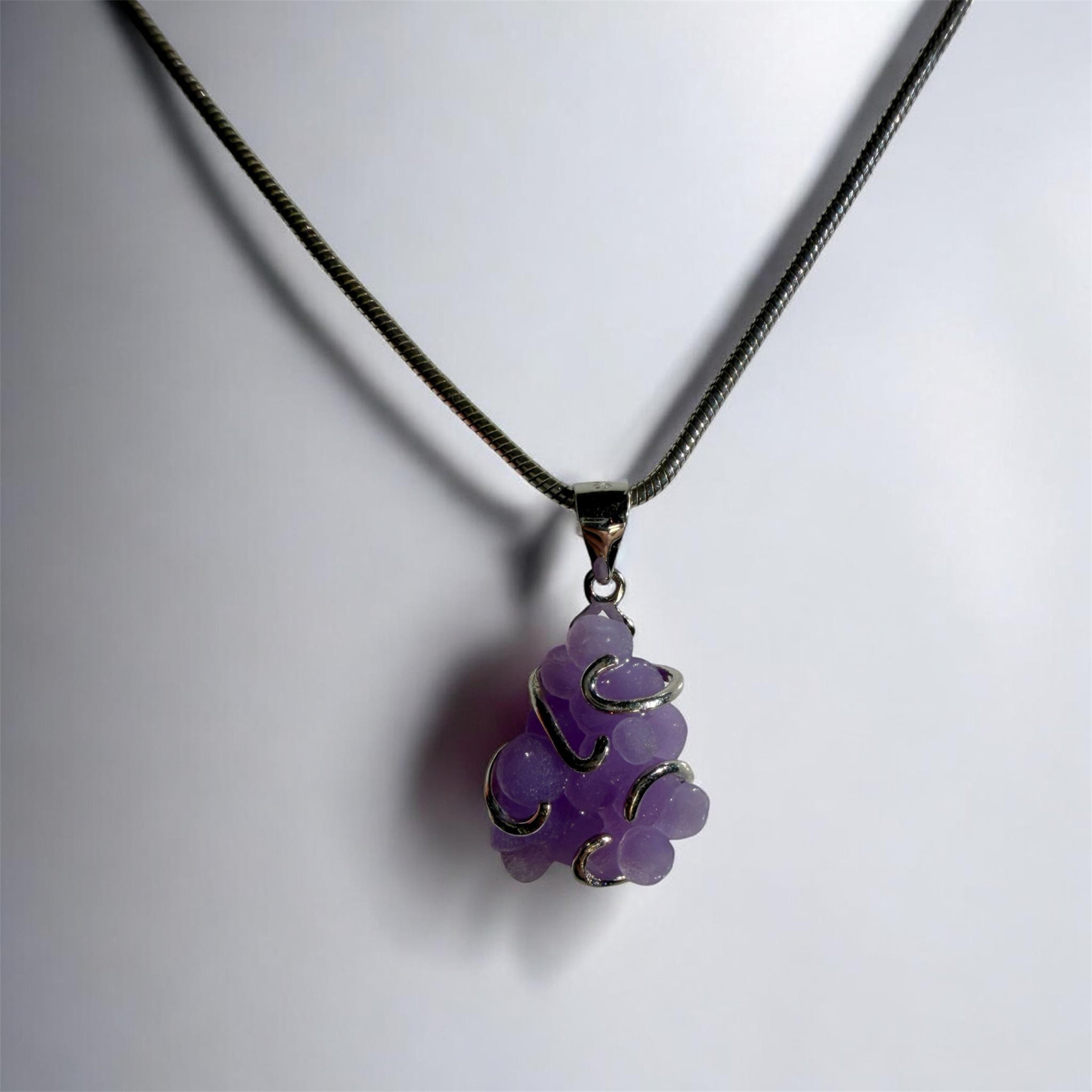 Traubenachat Anhänger | High Quality | 925 Sterling Silber
