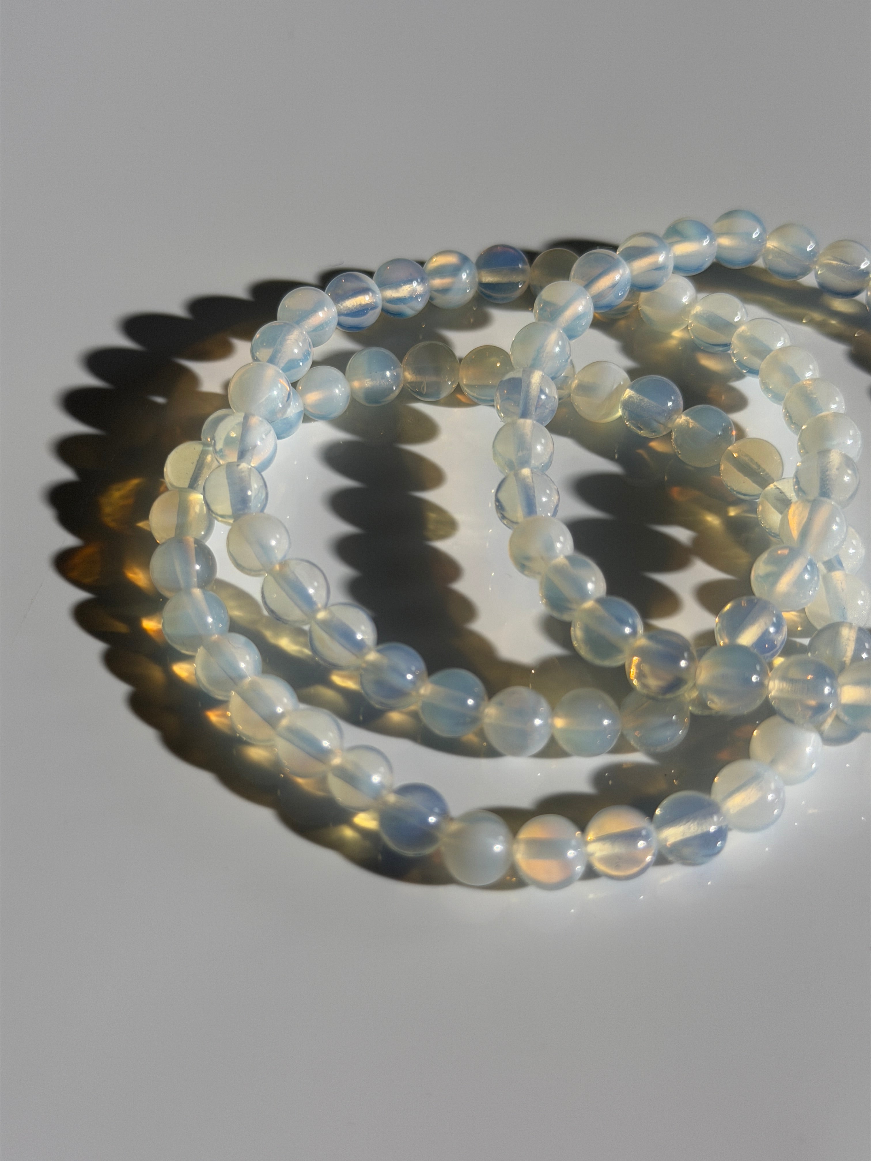 Opalit Kugelarmband Medium