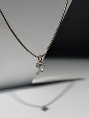 Madagaskar Mondstein Anhänger | Heart | 1