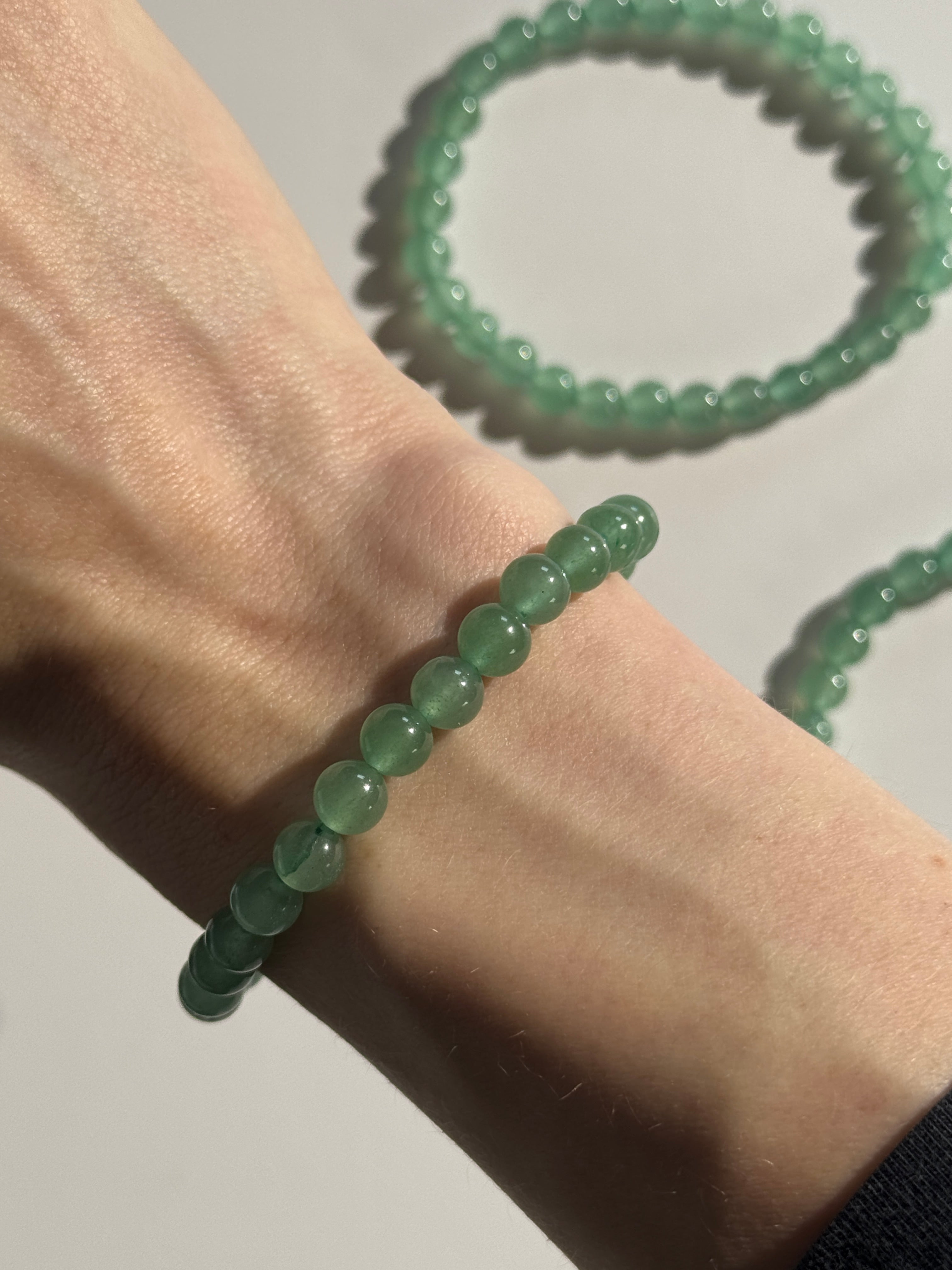 Grüner Aventurin Kugelarmband