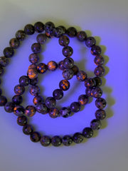 Feuerstein Armband | UV-Farbwechsel
