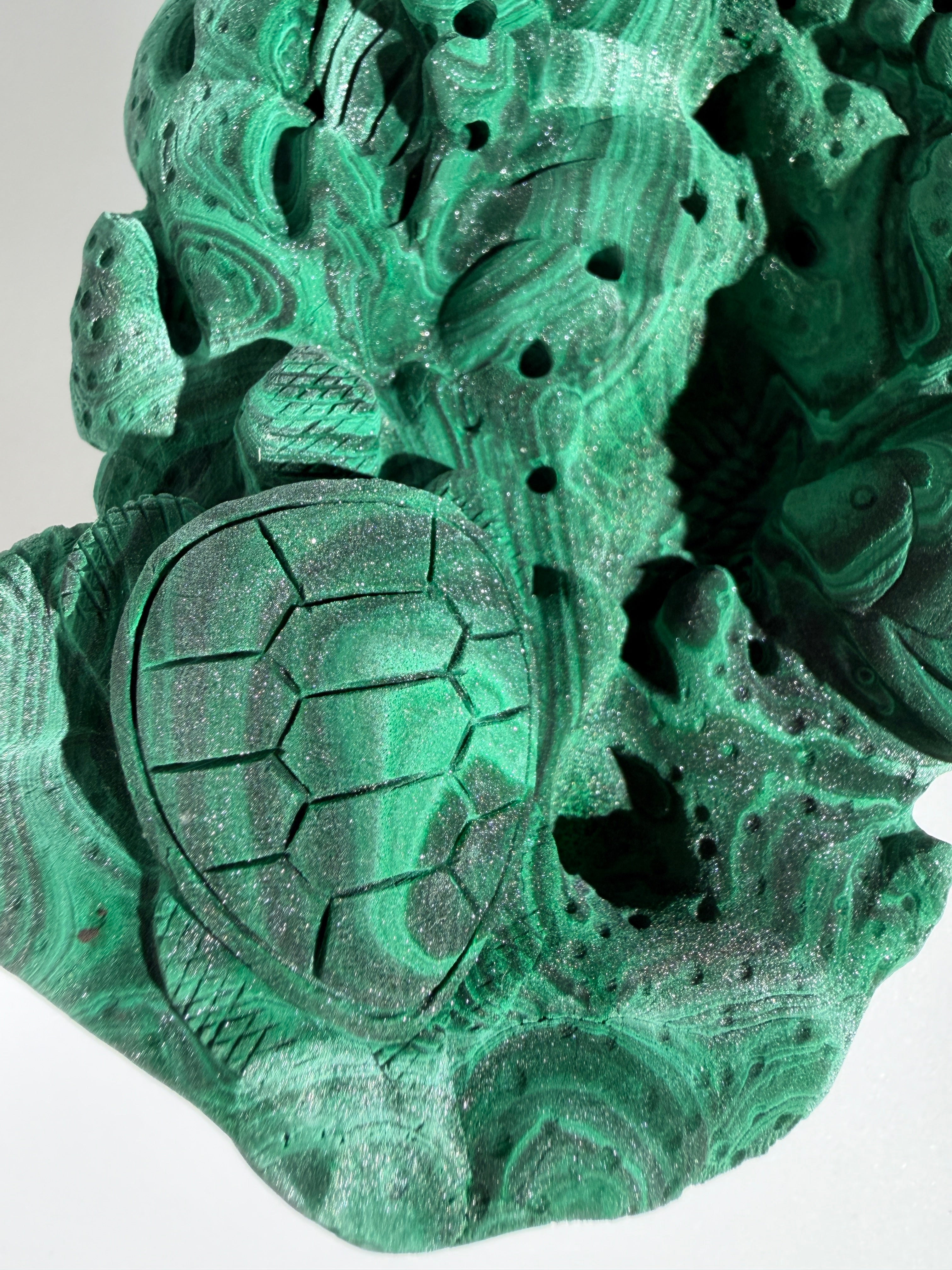 Velvet Malachit Oceanworld | Handcarved