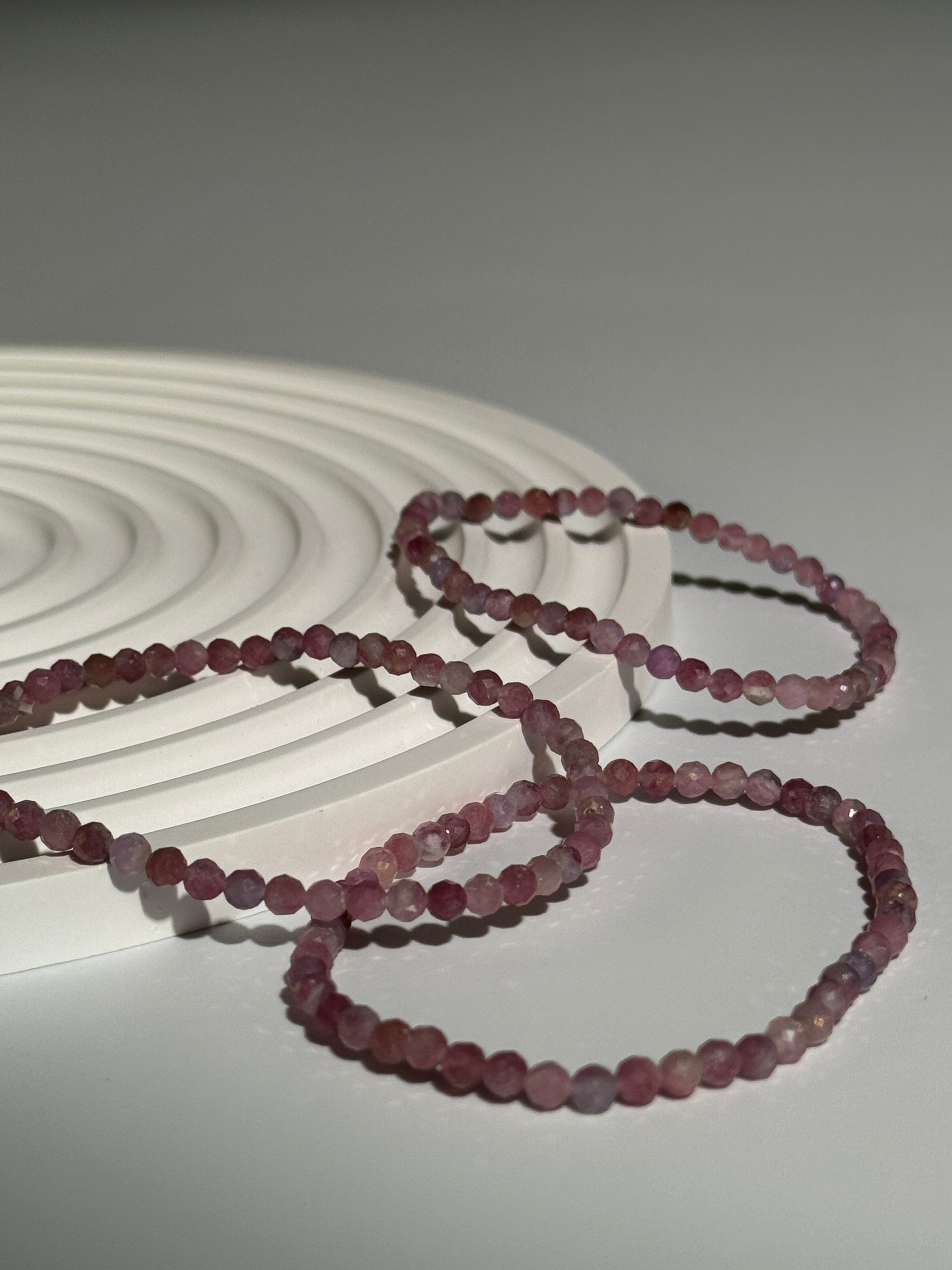 Pink Turmalin Armband facettiert