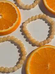 Orangencalcit Armband