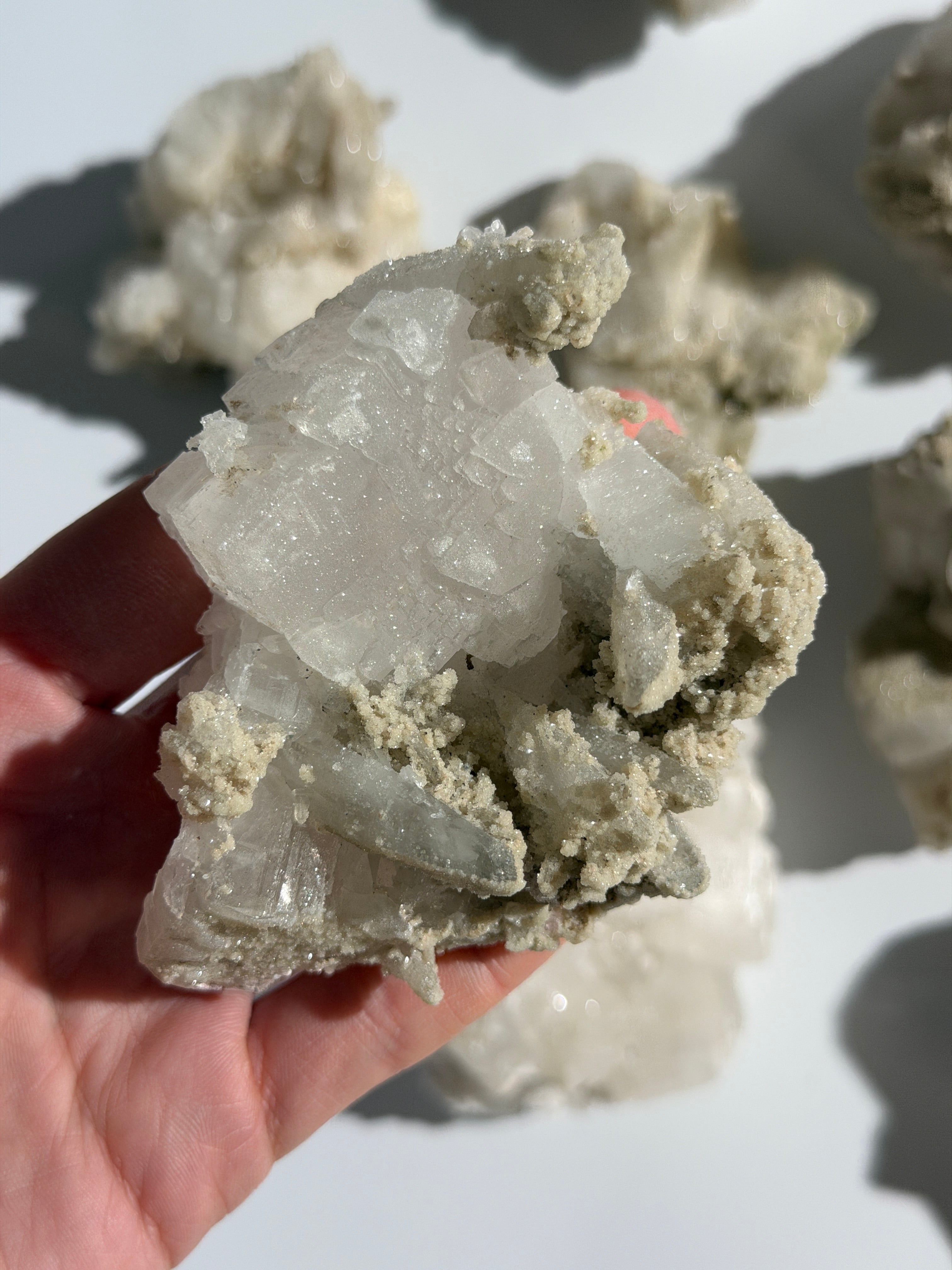 Glitzernder Sugar Calcit | High Quality