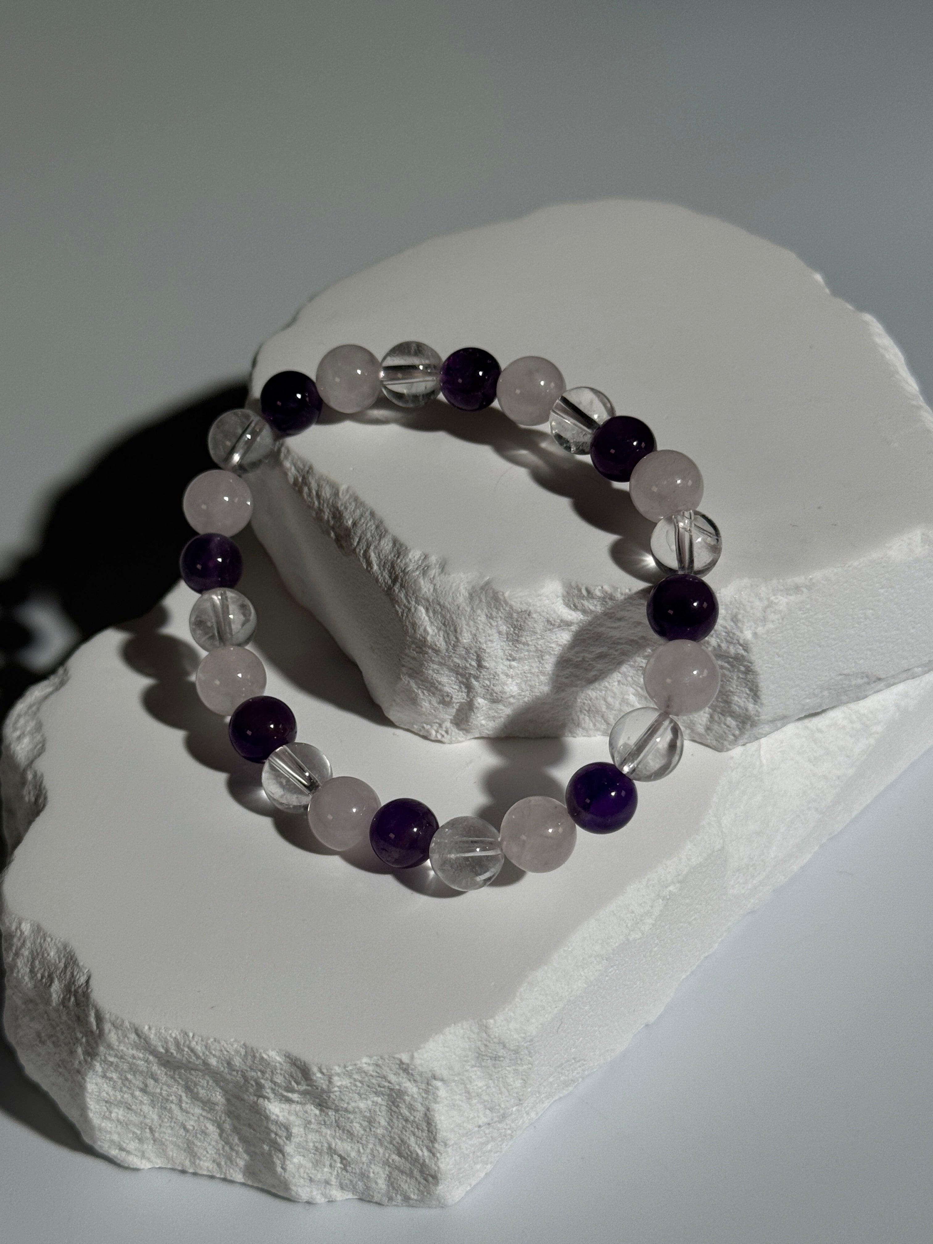 Edelsteintrio Kugelarmband