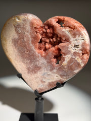 Pink Amethyst Herz XL [High Quality]
