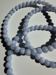 Blue lace Achat Armband