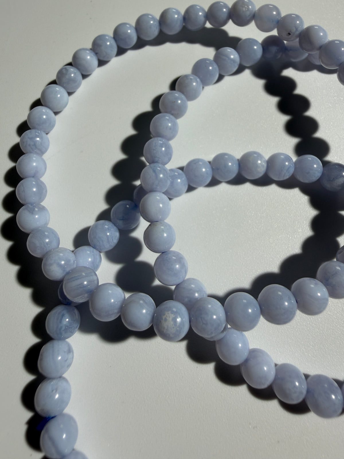 Blue lace Achat Armband