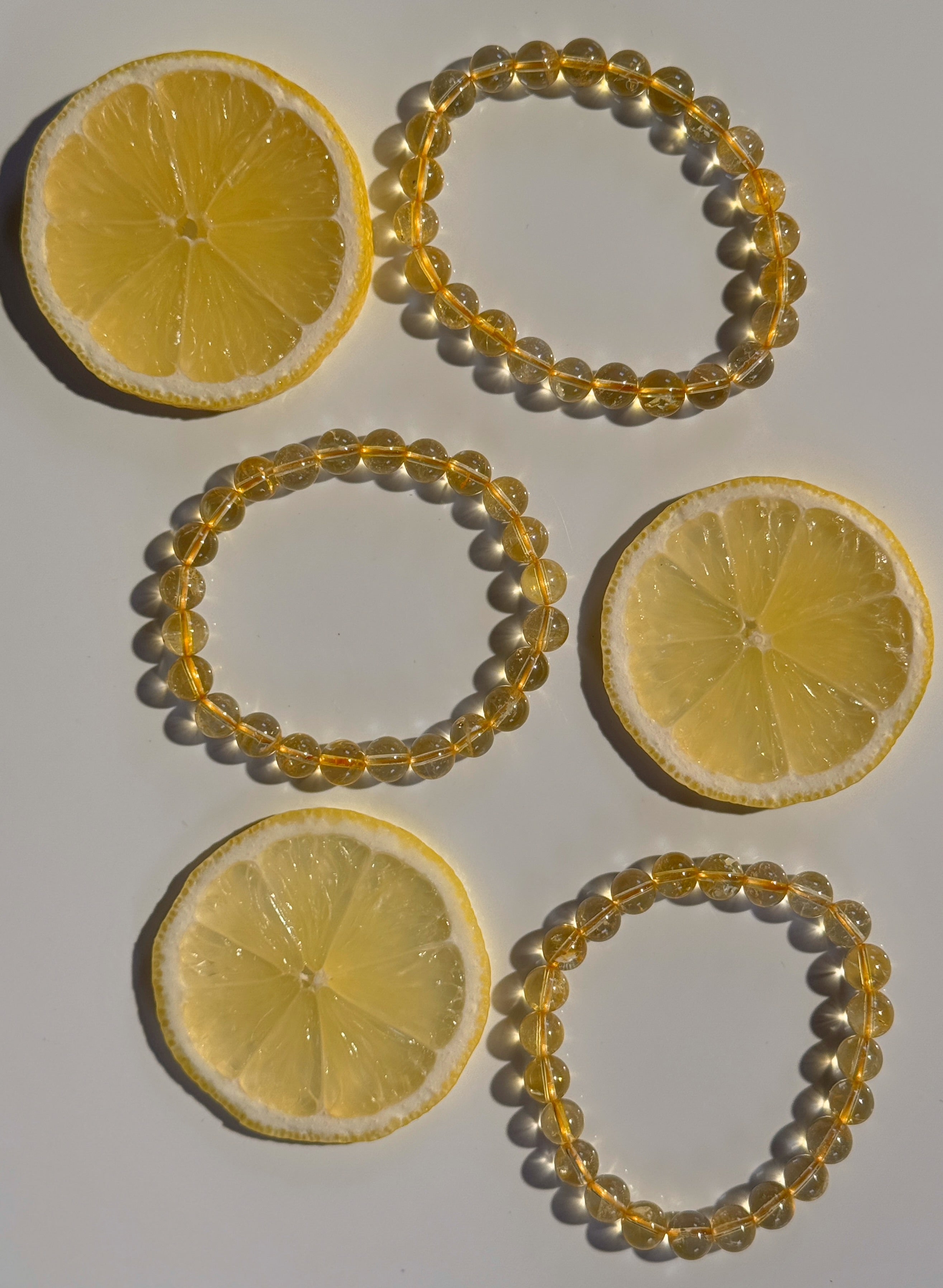 Citrin Kugelarmband