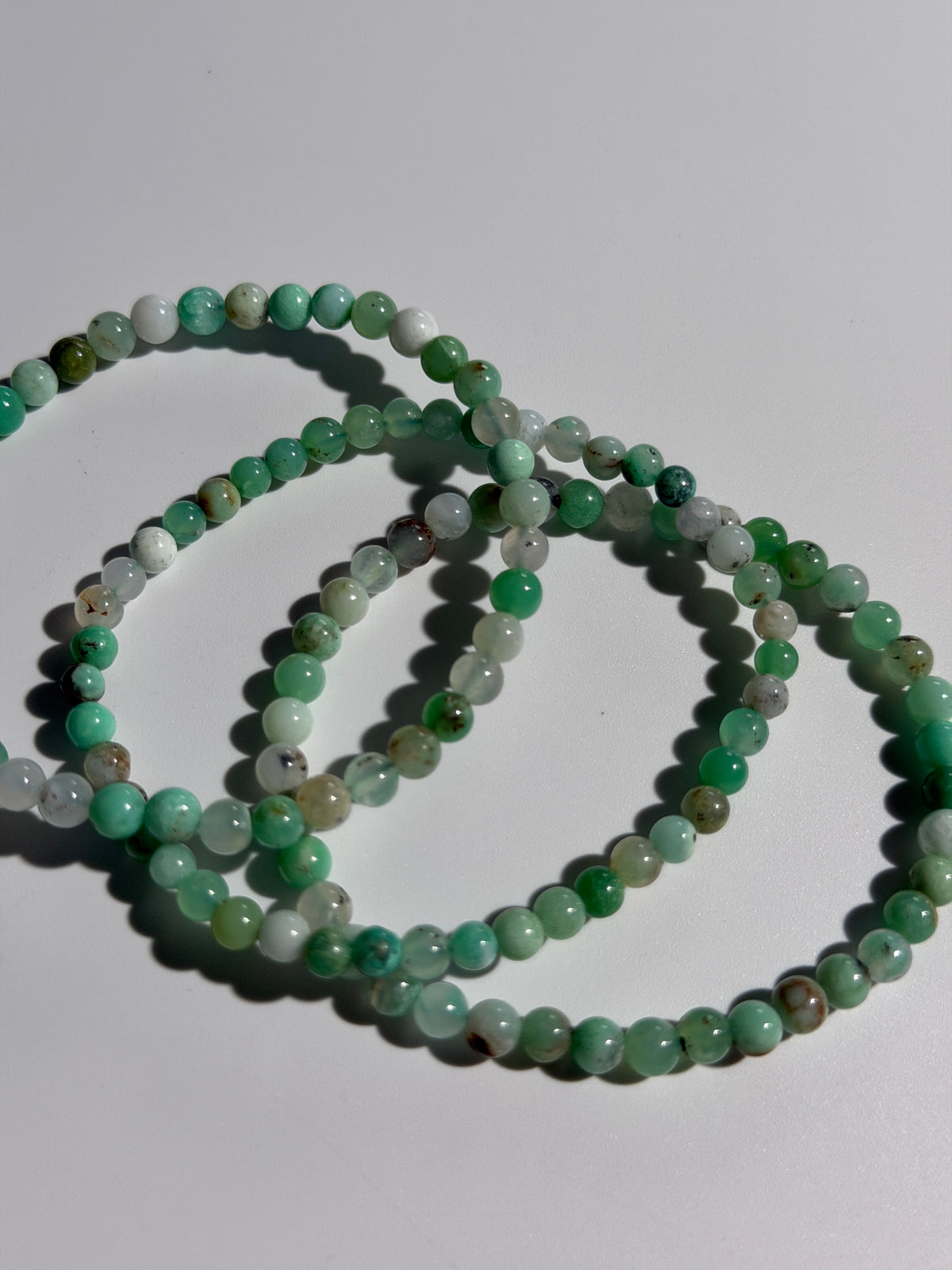 Chrysopras Armband