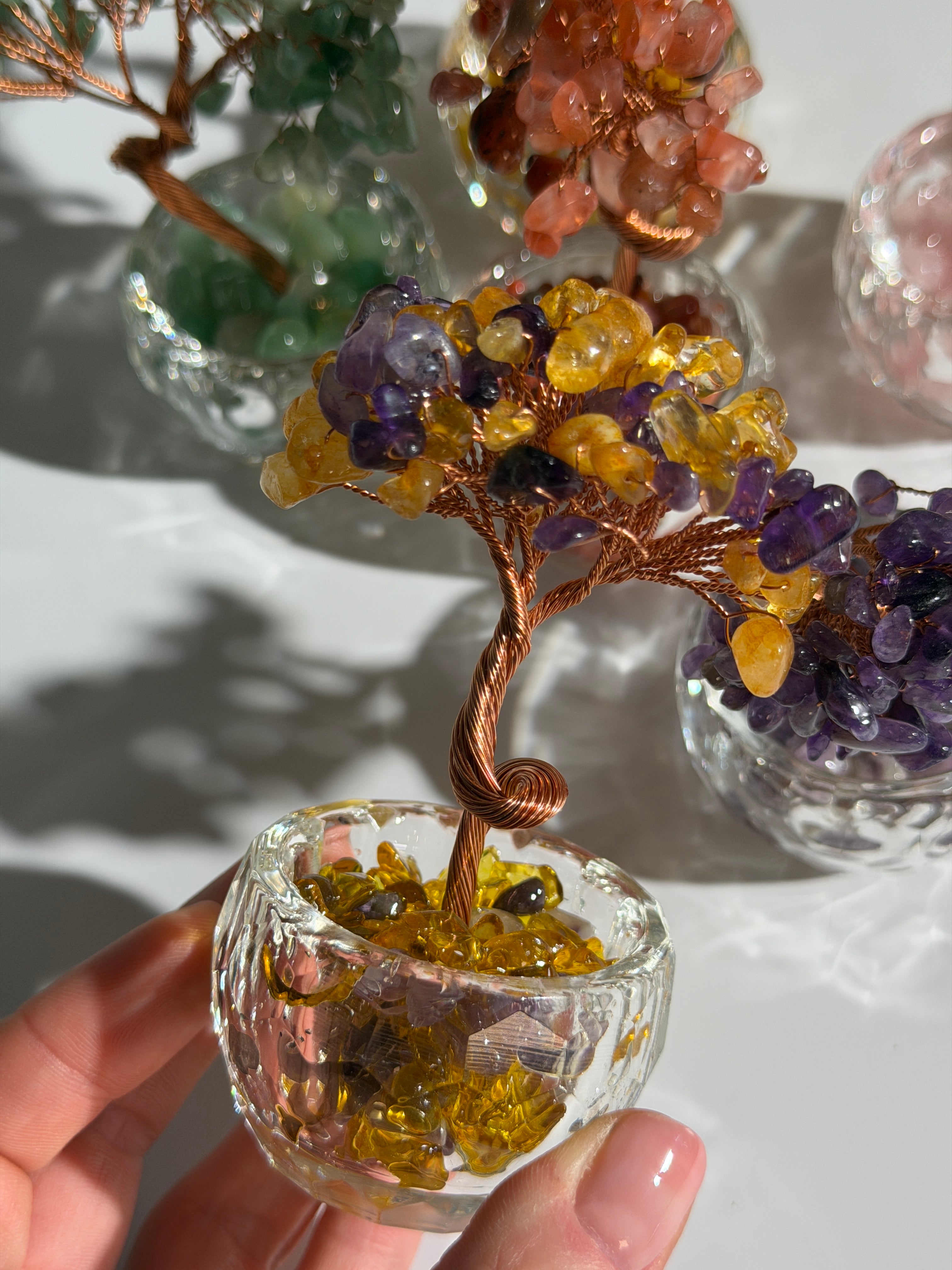 Edelstein Baum | Verschiedene Sorten