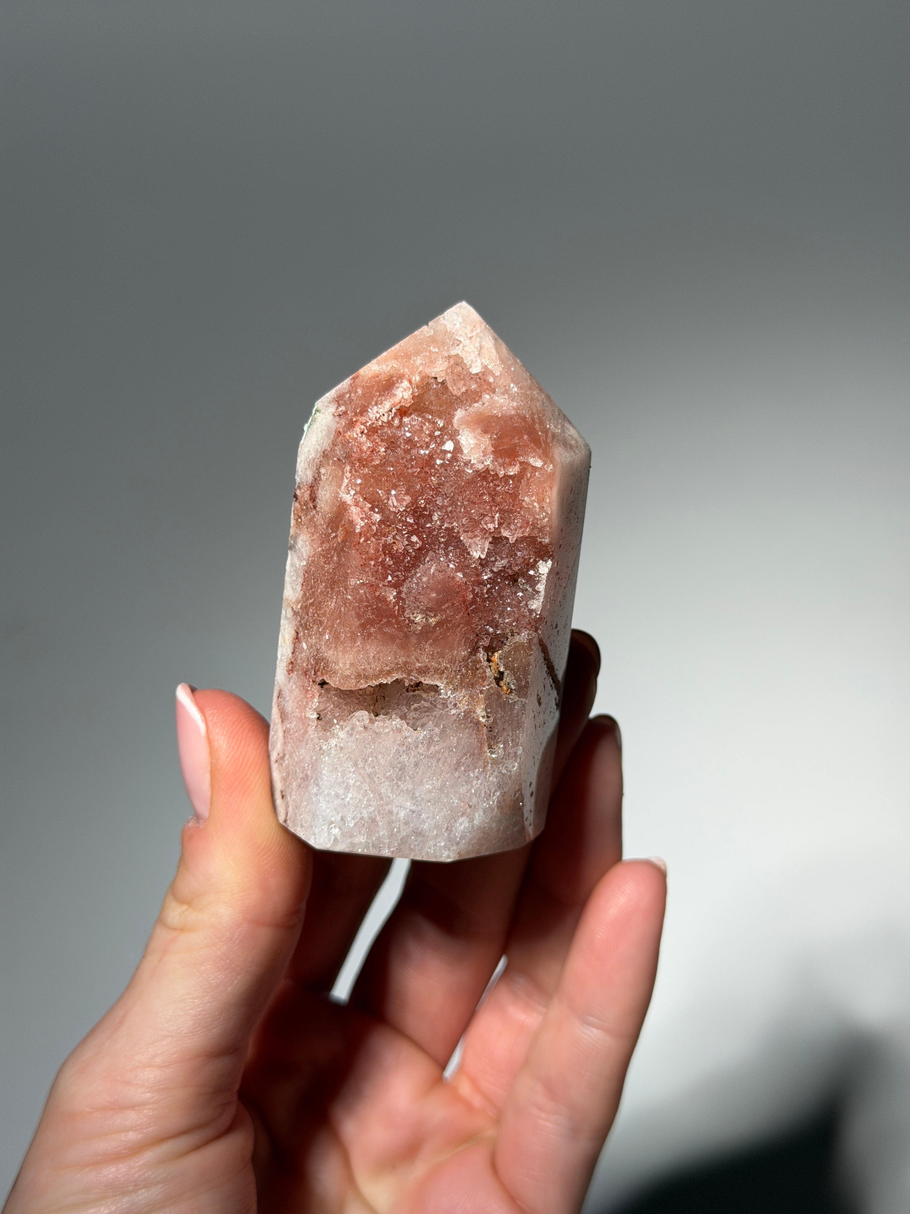 Raspberry Pink Amethyst Obelisk / s