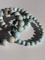 Larimar Kugelarmband