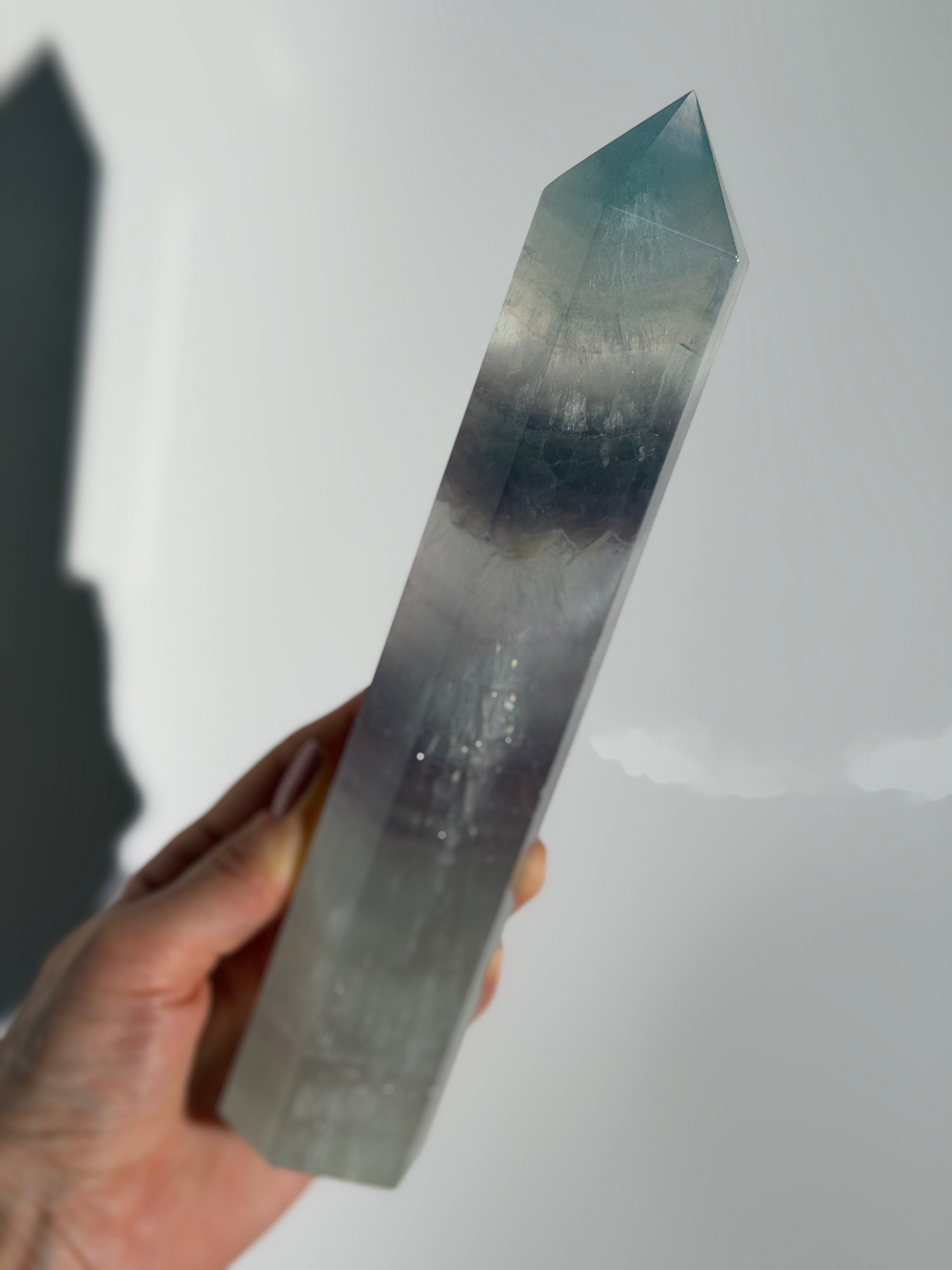 Lavendel Fluorit Turm | XL