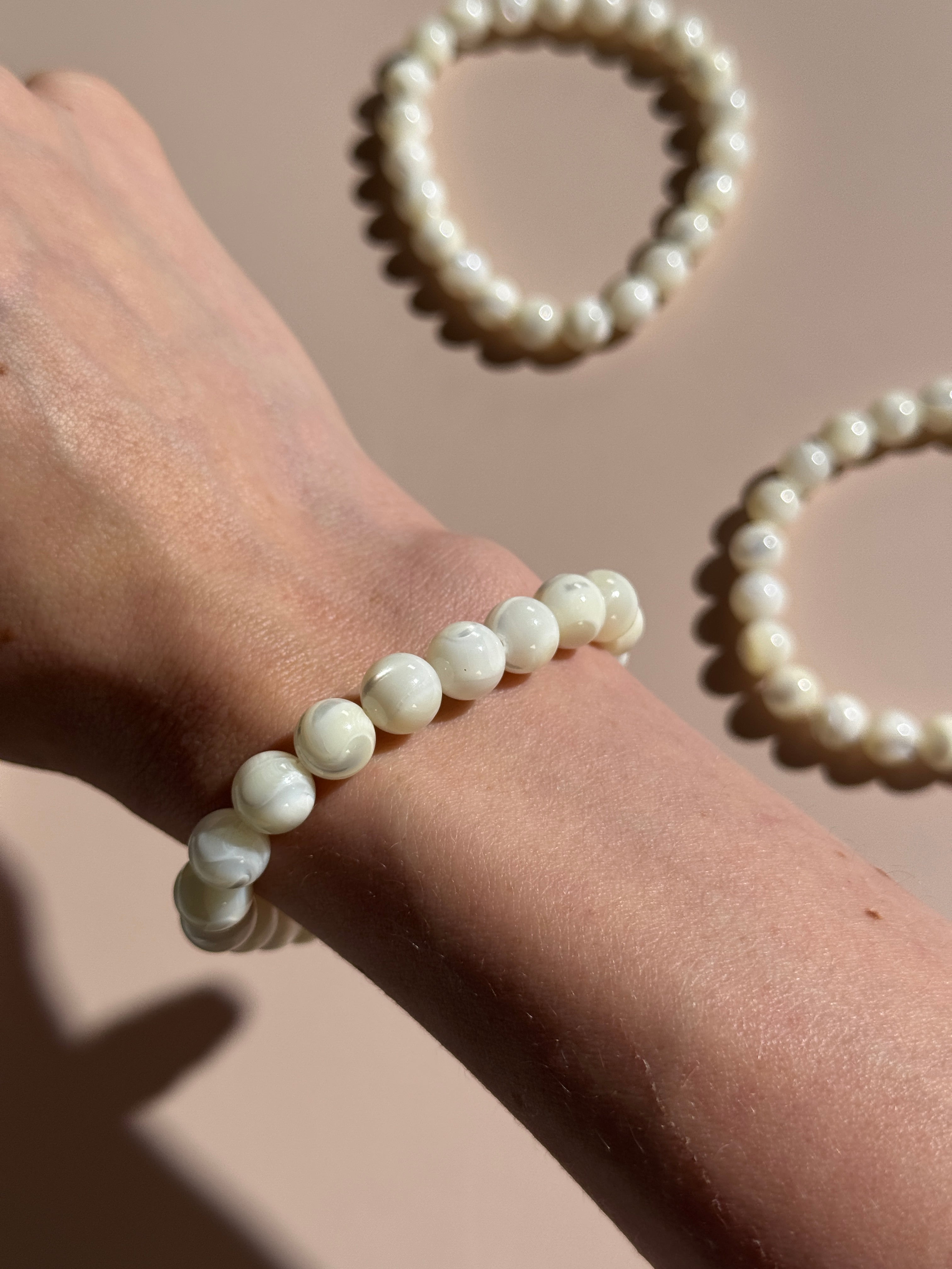 Perlmutt Kugelarmband