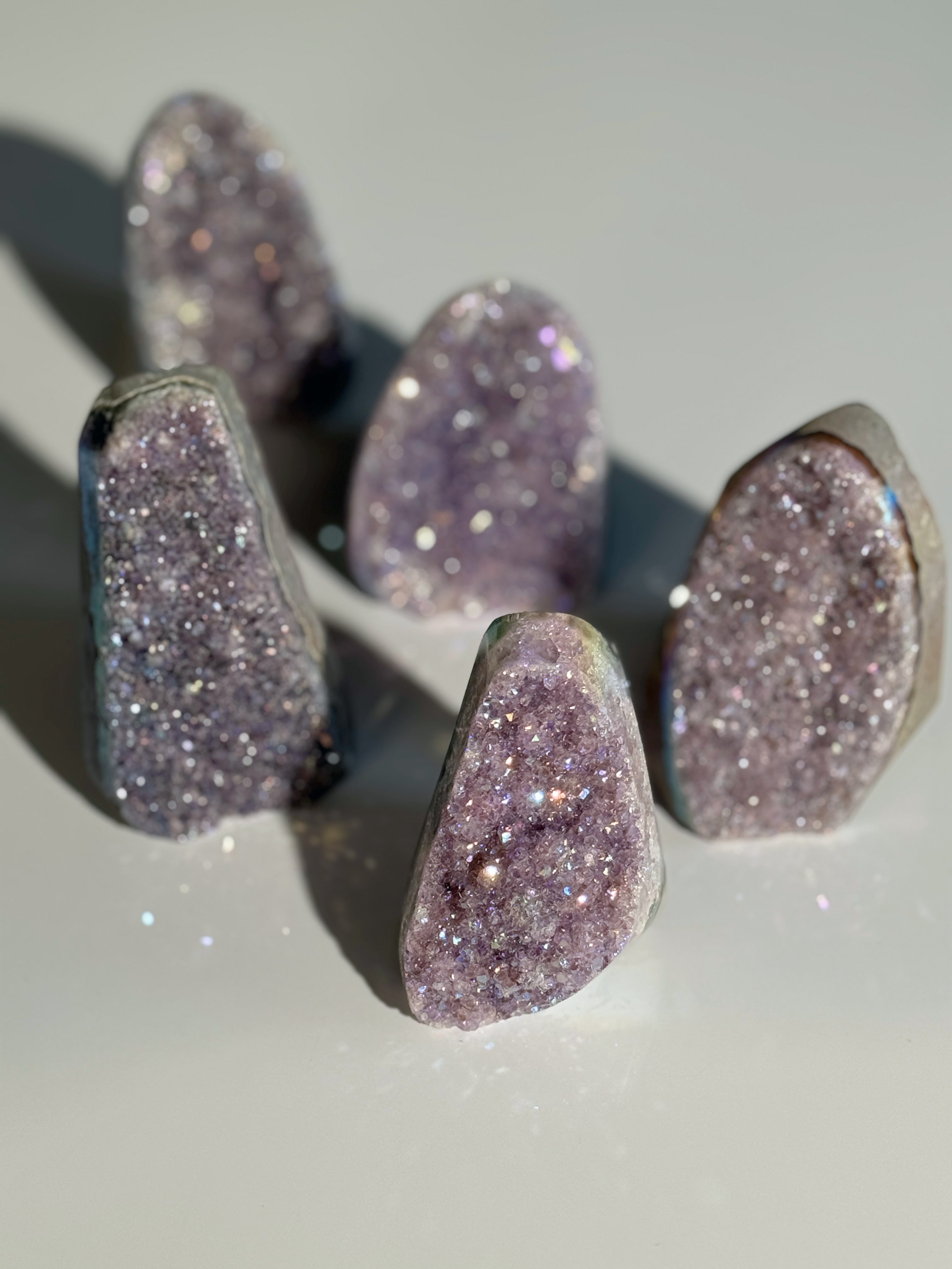 Angel Aura Amethyst Druse