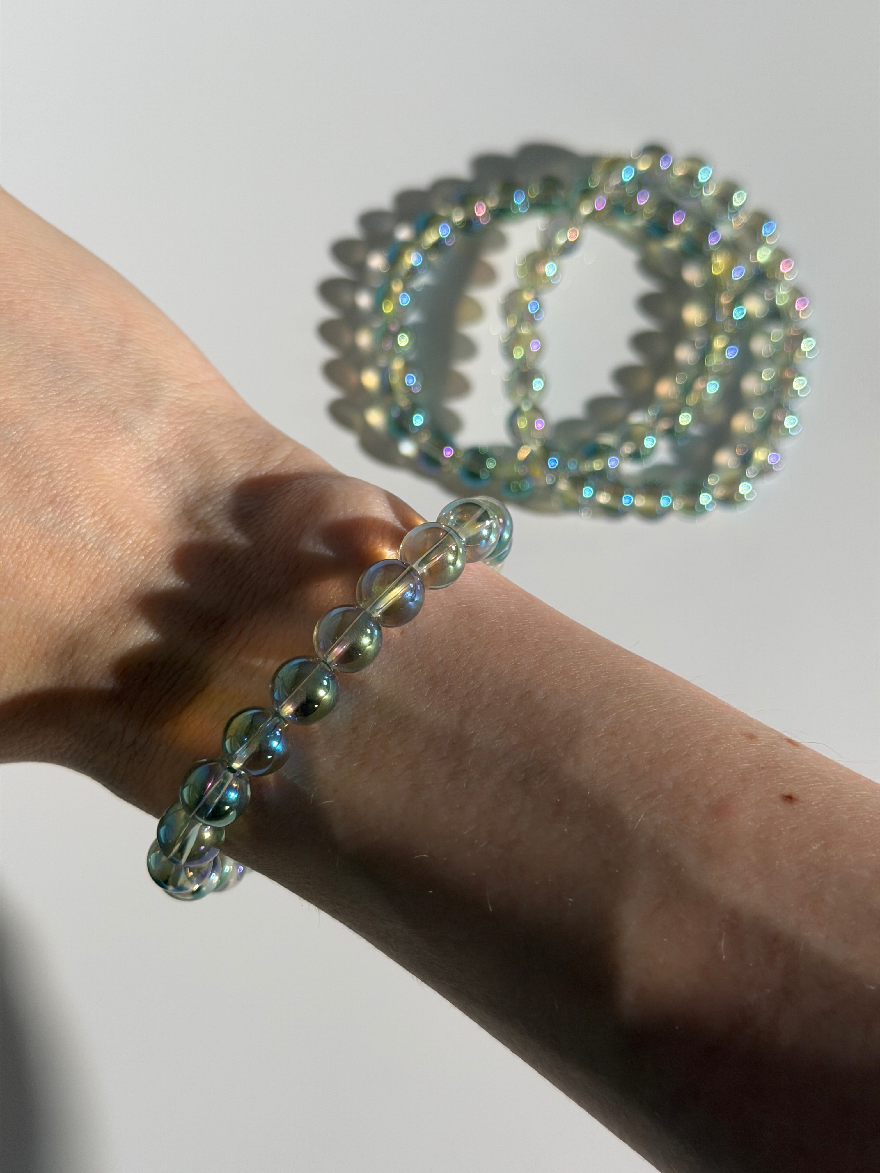Green Aura Kugelarmband