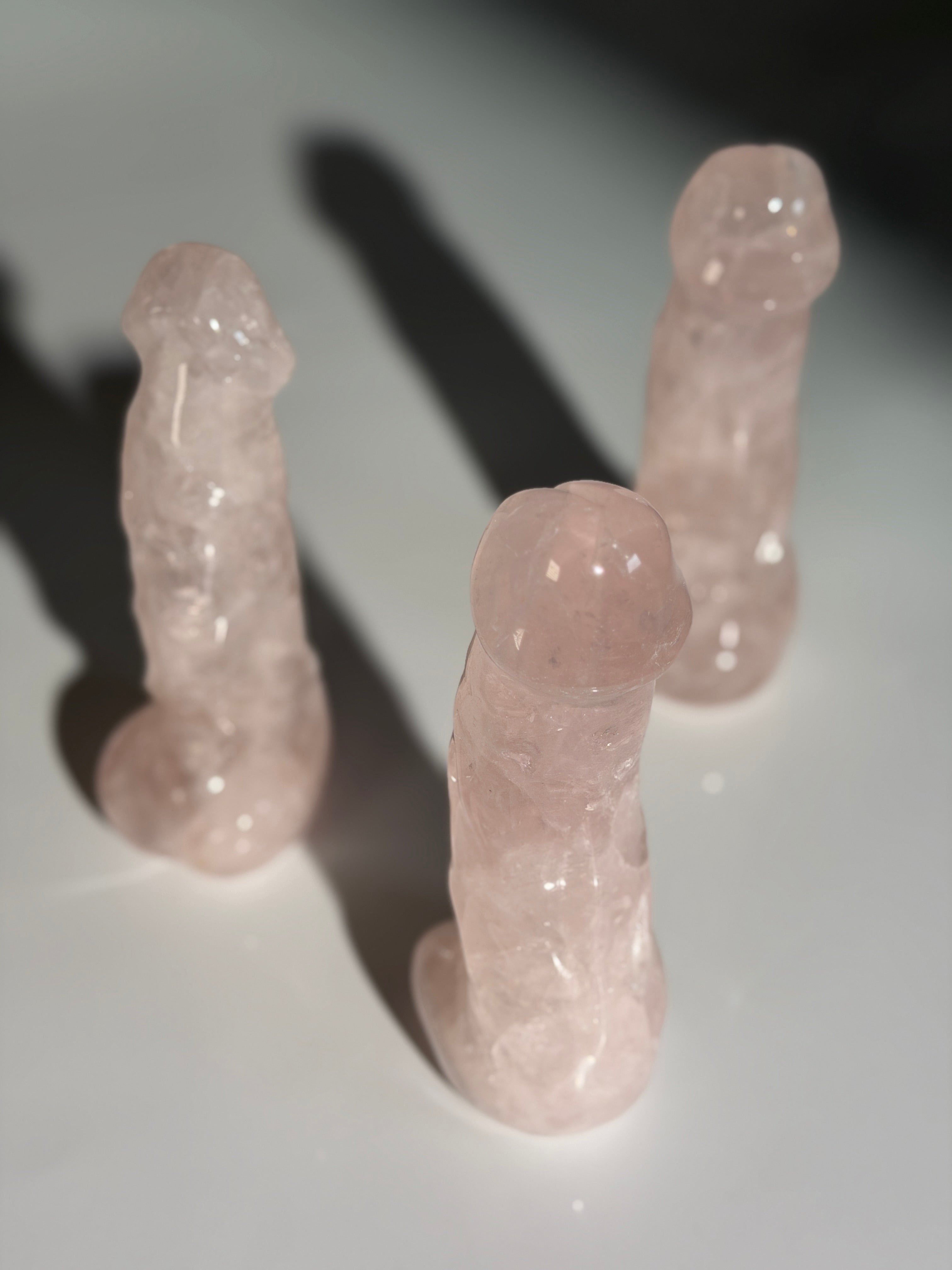 Rosenquarz Phallus XL | Detailed