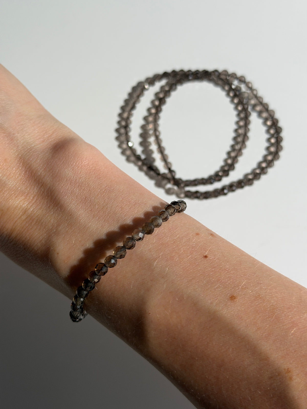 Rauchquarz Armband Facettiert