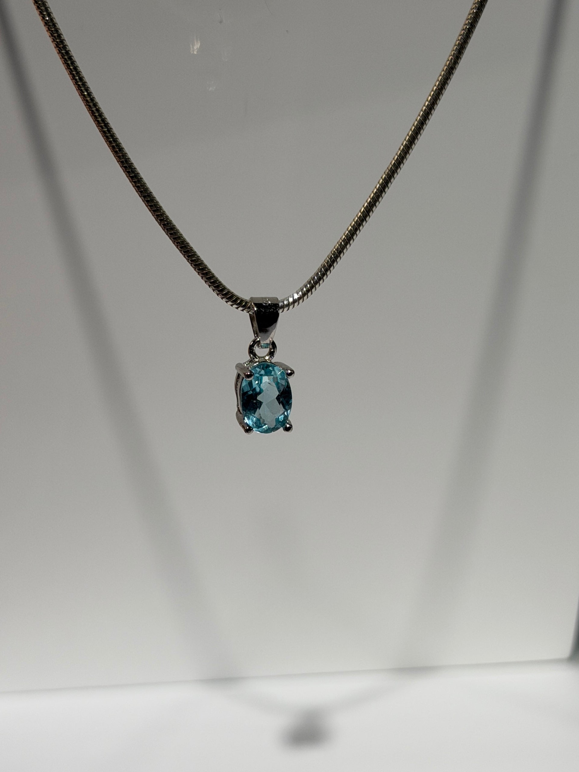Apatit Anhänger | 925 Sterling Silber