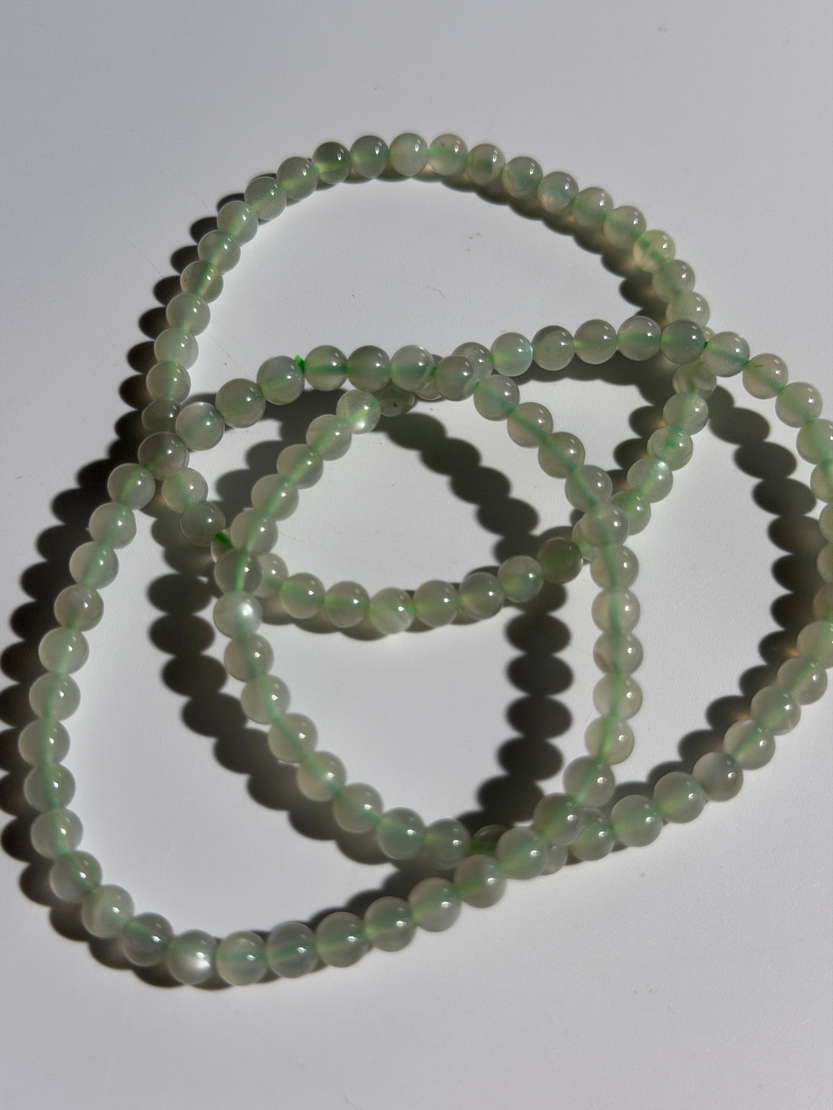 Grüner Mondstein Armband