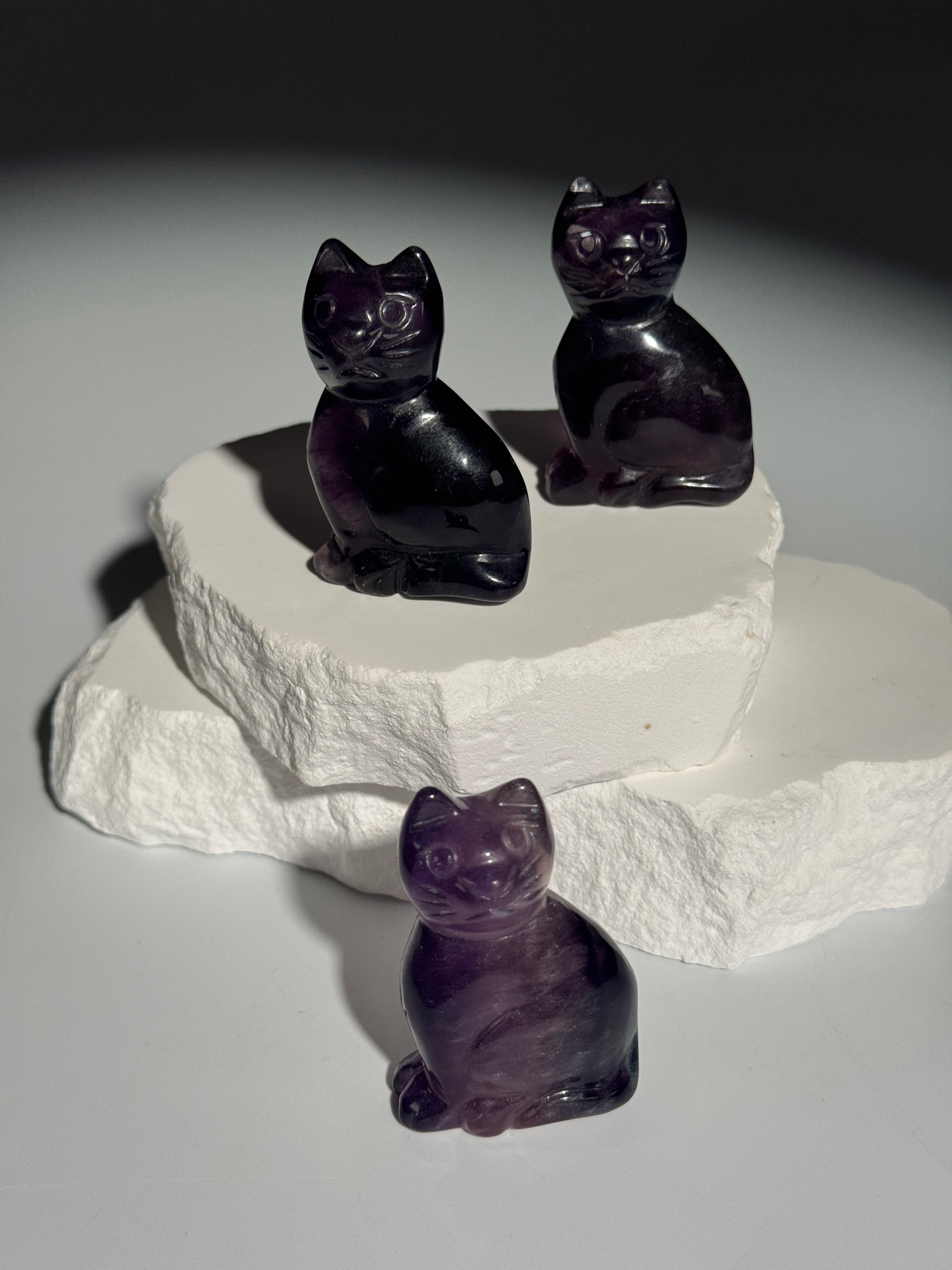Fluorit Katze