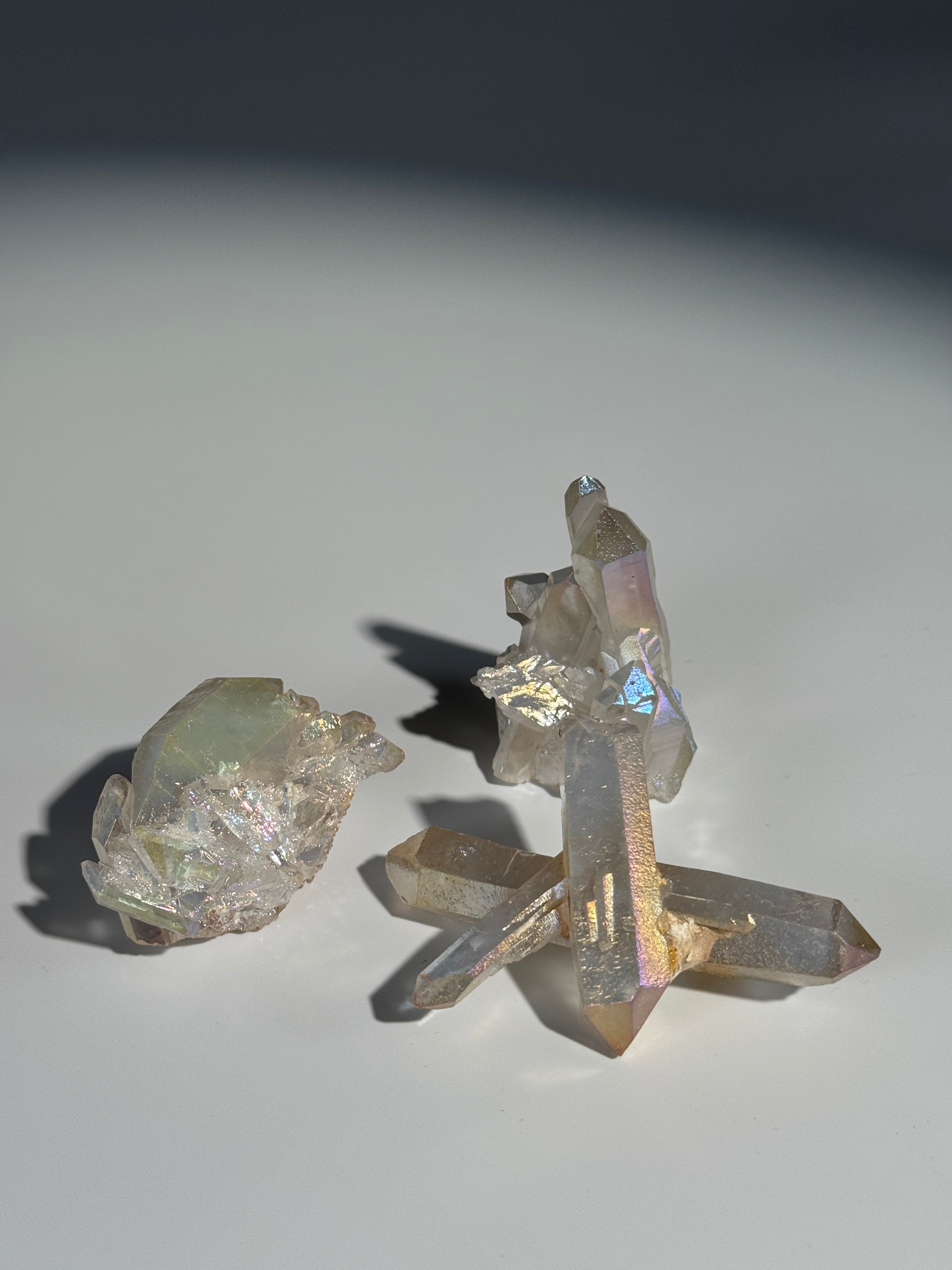 Angel Aura Bergkristall Cluster