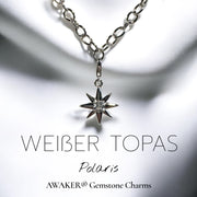 Polaris Charm - Weißer Topas