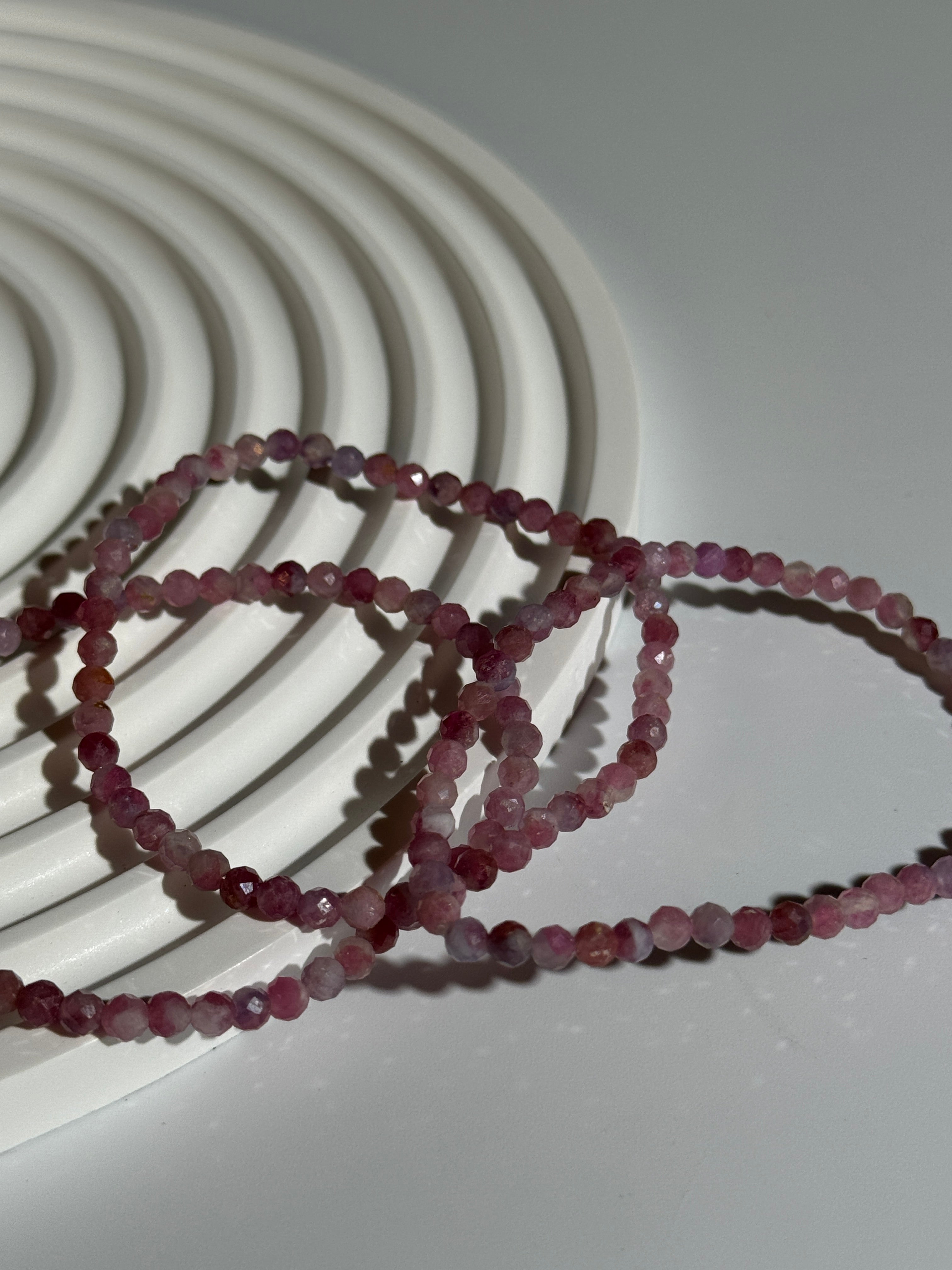 Pink Turmalin Armband facettiert