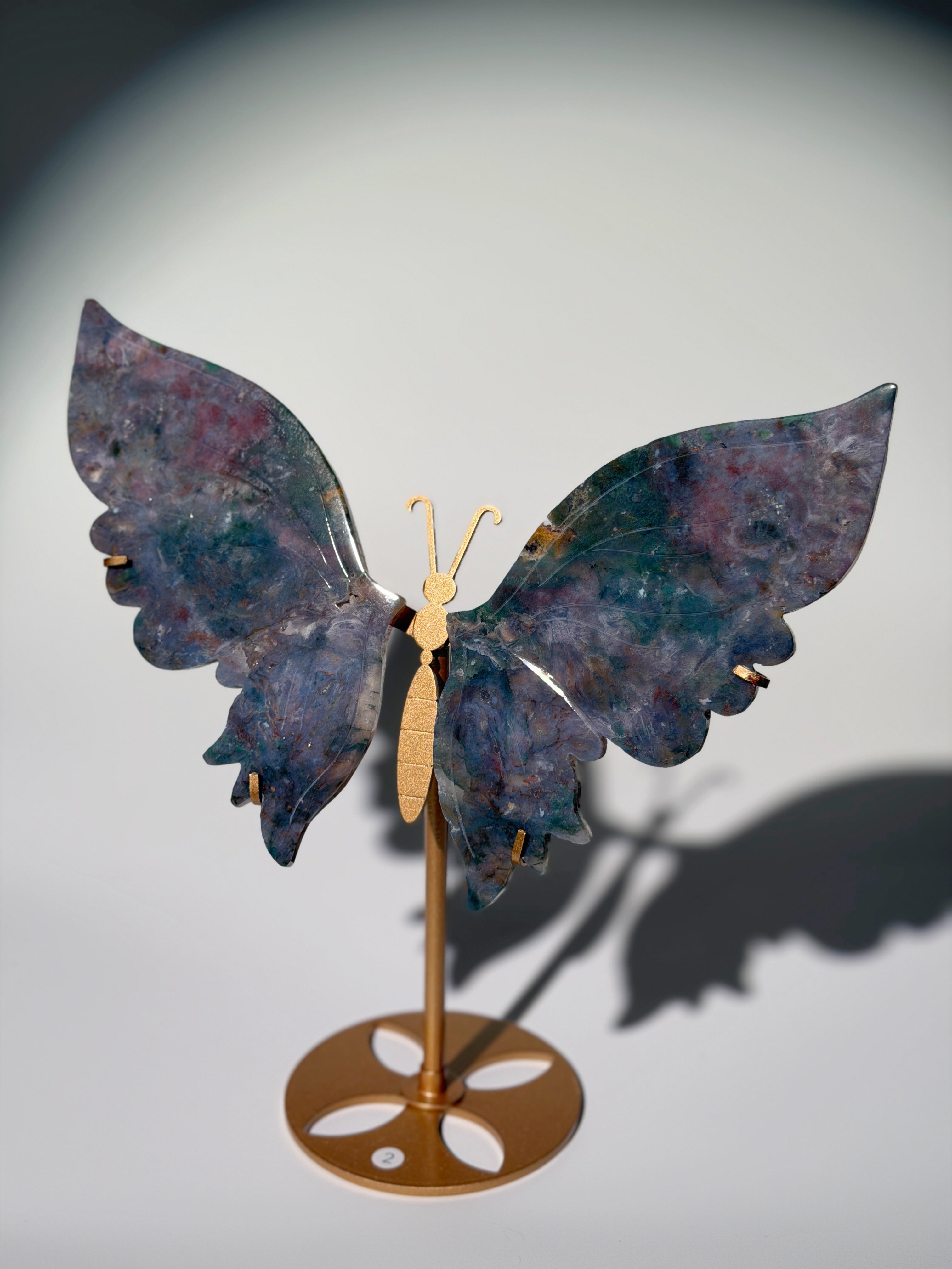Pink Moosachat Schmetterling | Rare